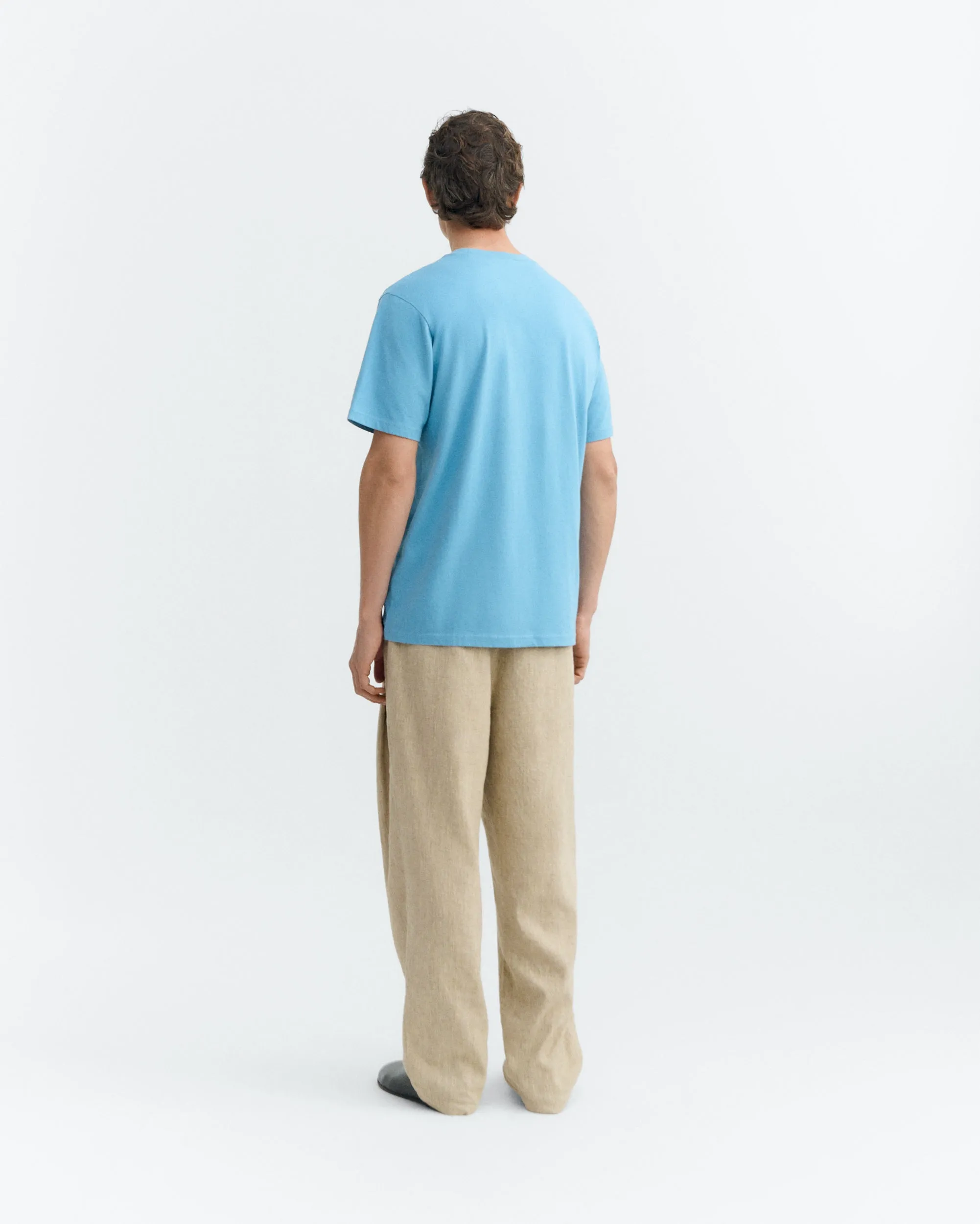 Camiseta azul patched optimist Zach sold by Thinking Mu product image thumbnail 4
