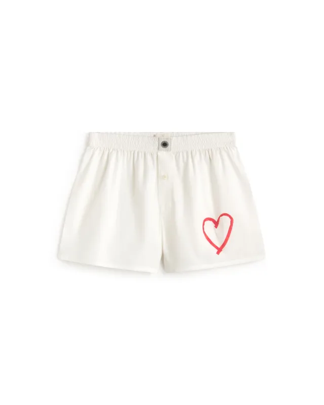 Boxer heart tape blanco made by Thinking Mu