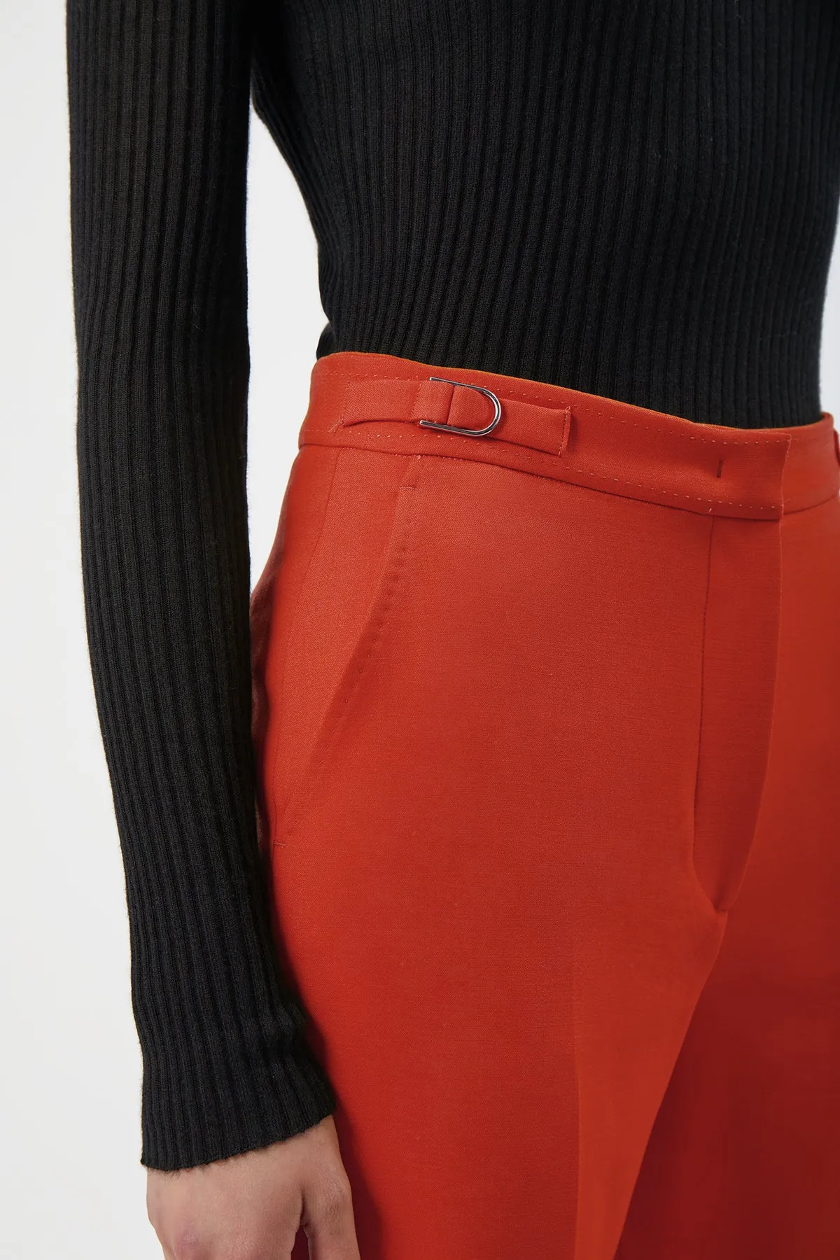 Vesta Pant in Spice Virgin Wool sold by Gabriela Hearst product image thumbnail 3