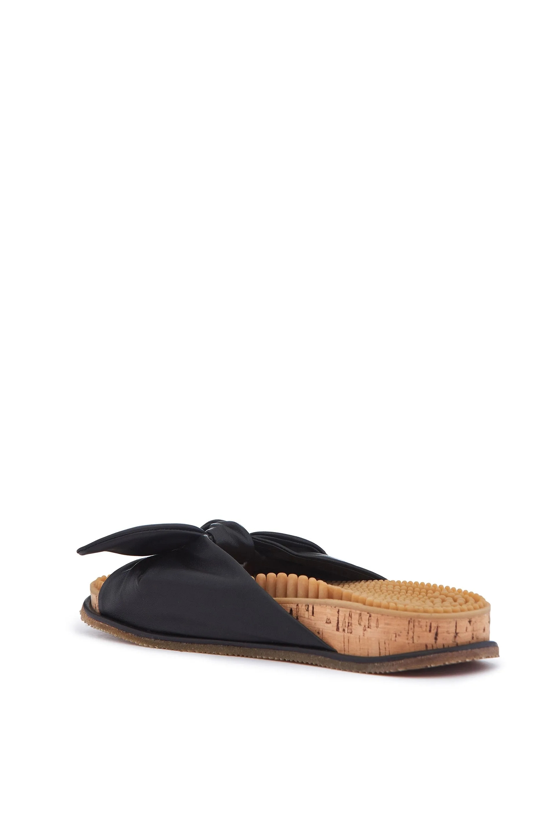 Virgil Reflexology Slide in Black Nappa Leather sold by Gabriela Hearst product image thumbnail 2