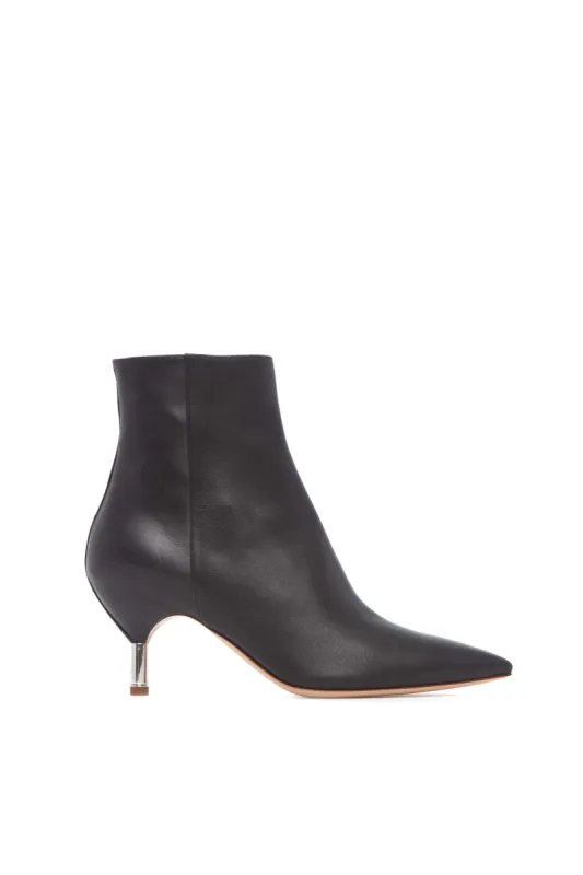 Valeria Ankle Boot in Black Leather sold by Gabriela Hearst