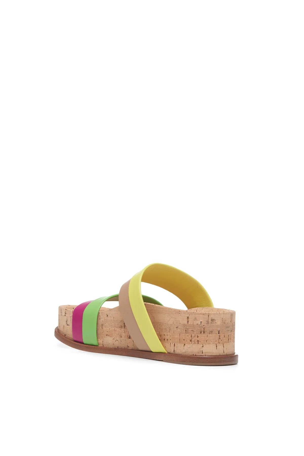 Striker Platform Sandal in Multi Nappa Leather sold by Gabriela Hearst product image thumbnail 3