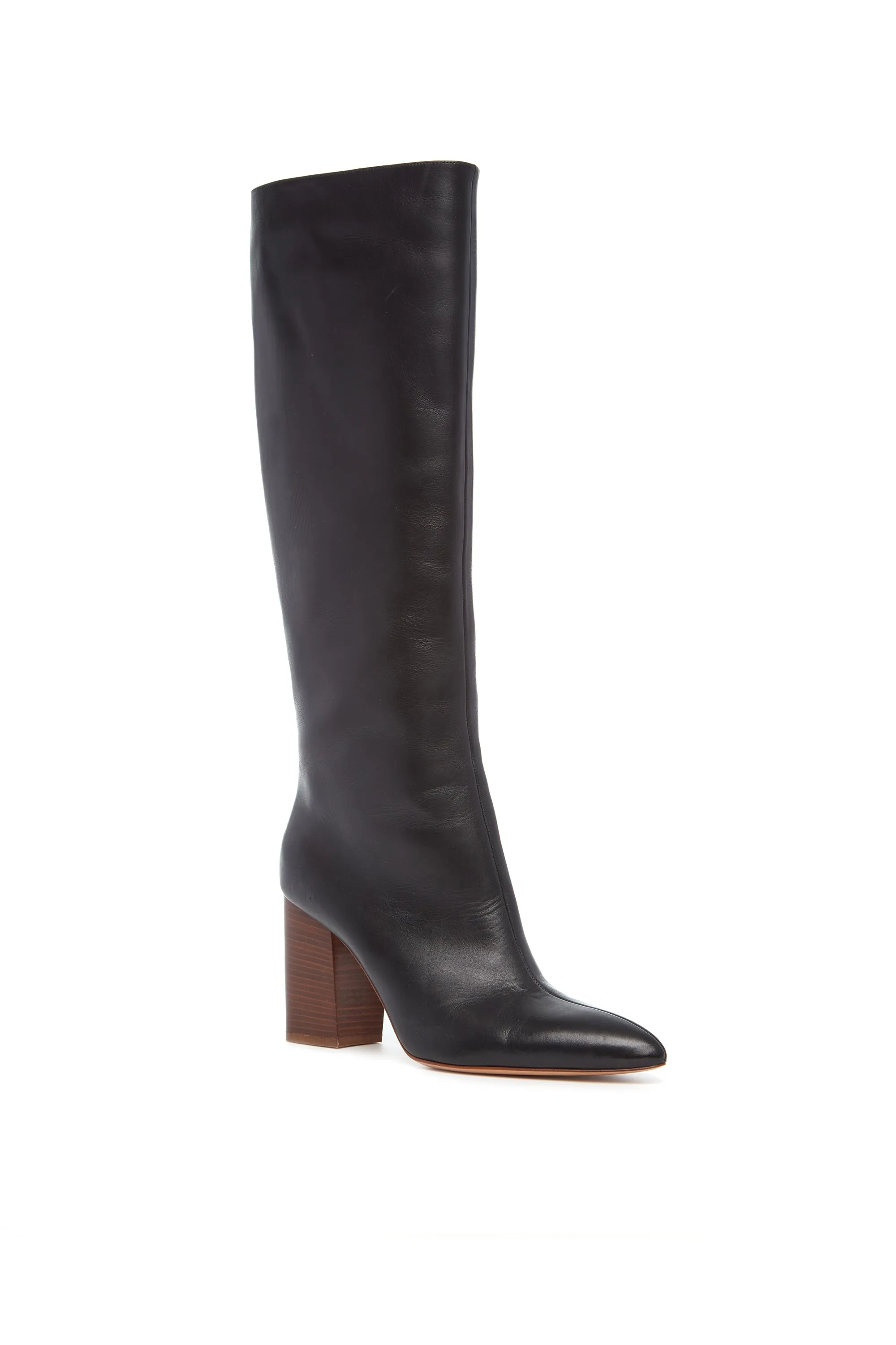 Sascha Knee High Boot in Black Leather sold by Gabriela Hearst product image thumbnail 2
