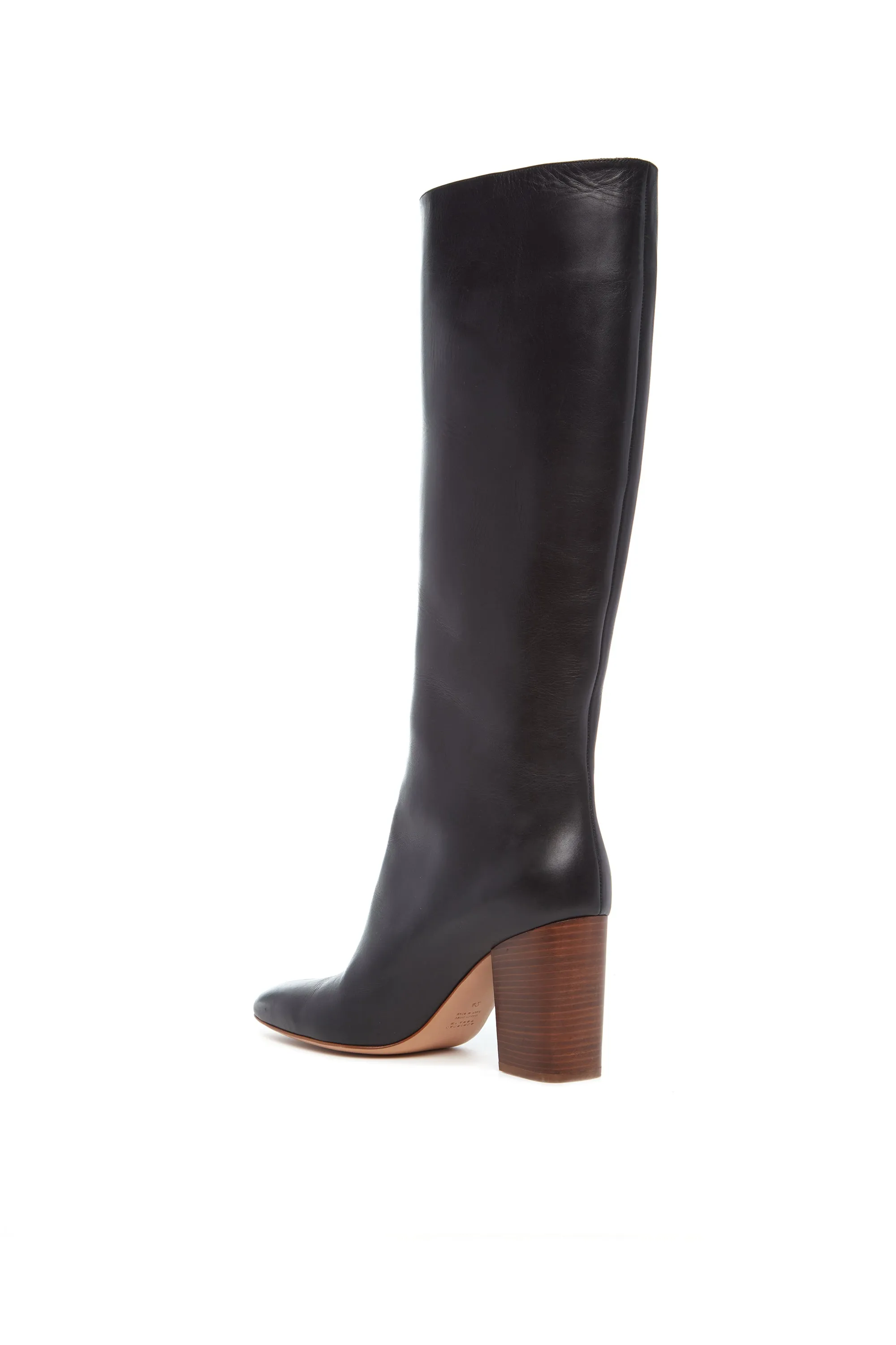 Sascha Knee High Boot in Black Leather sold by Gabriela Hearst product image thumbnail 3