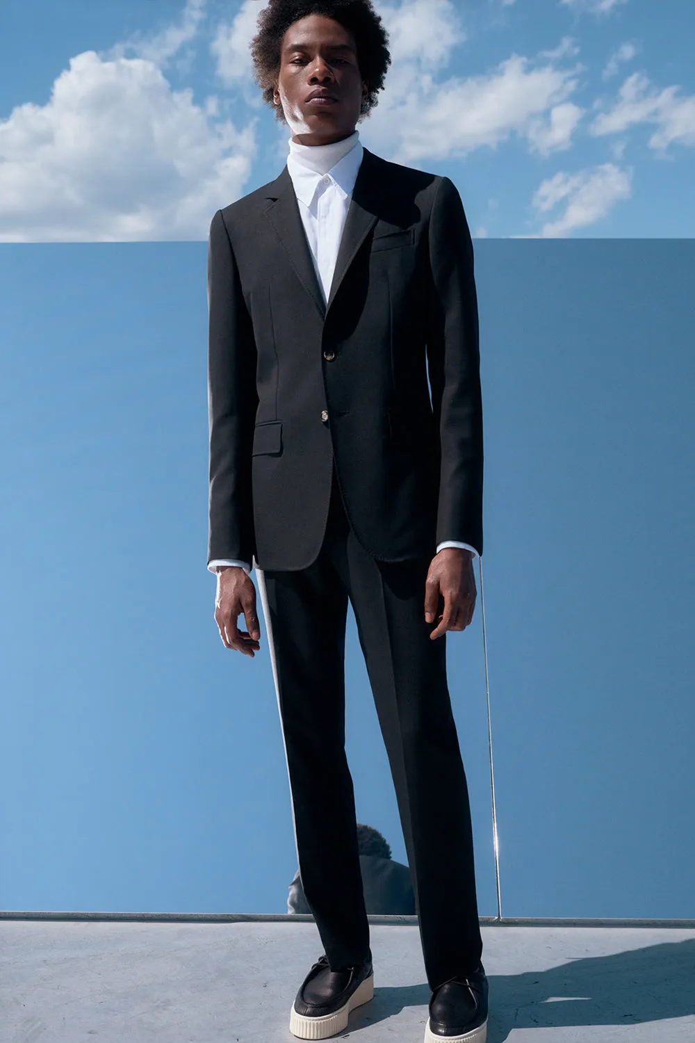 Sebastian Pant in Black Virgin Wool Twill sold by Gabriela Hearst product image thumbnail 2