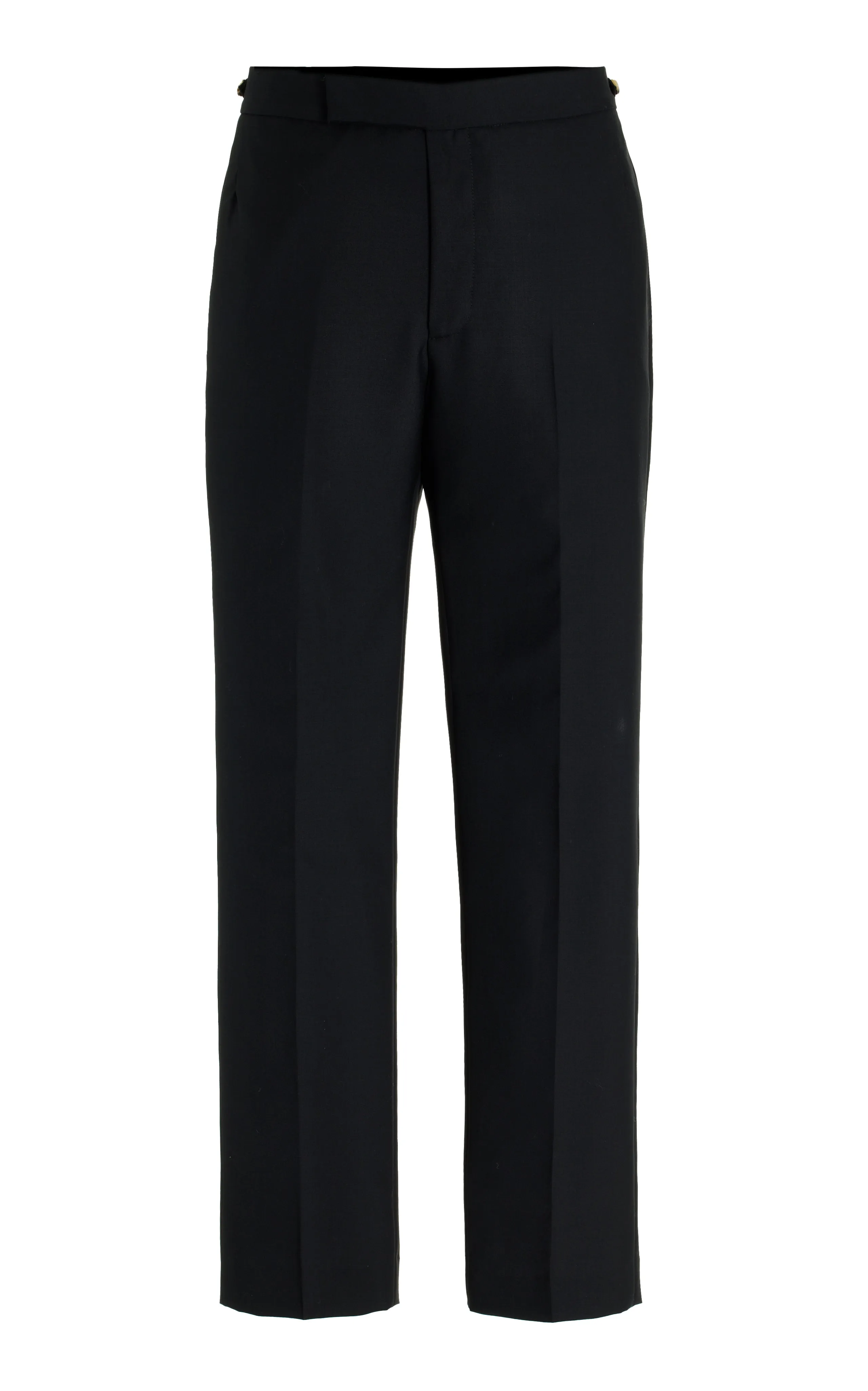 Sebastian Pant in Black Virgin Wool Twill sold by Gabriela Hearst