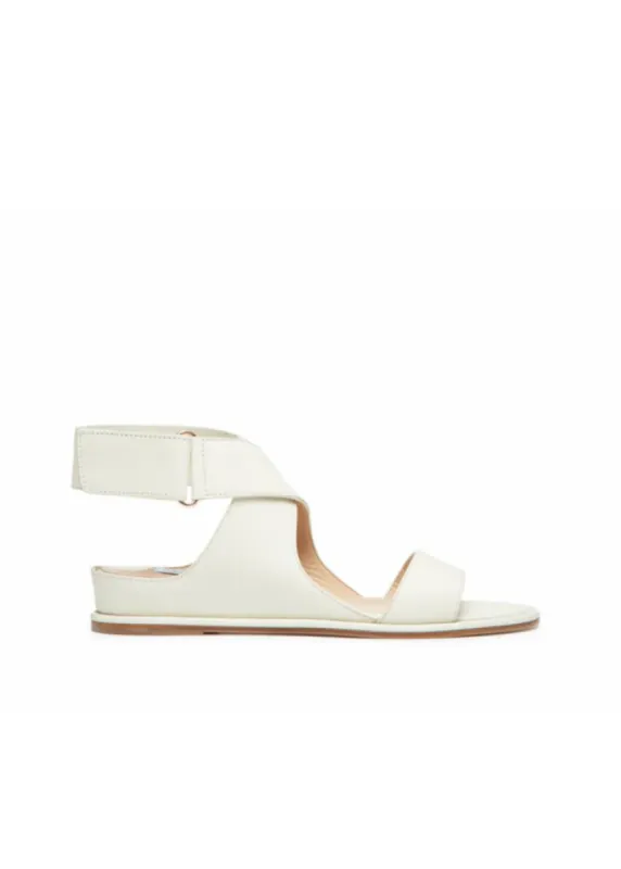 Senna Sandal in Cream Leather sold by Gabriela Hearst