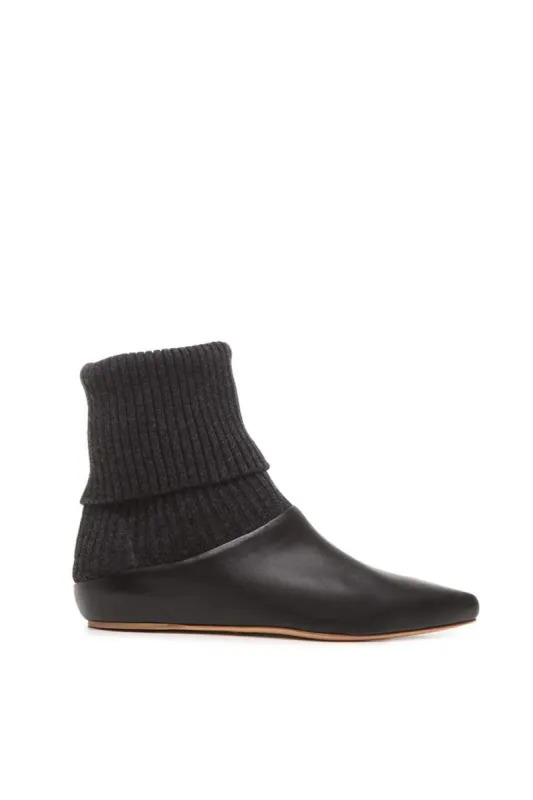 Rocia Boot in Black Leather sold by Gabriela Hearst