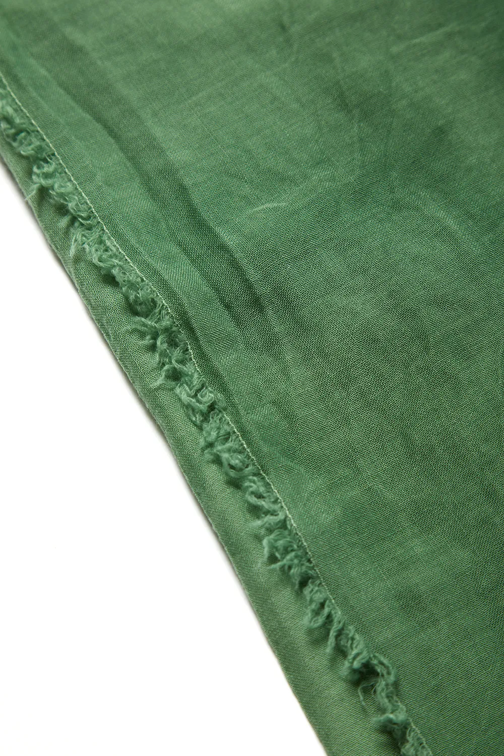 Severino Botanical Dyed Scarf in Aventurine Green Cashmere sold by Gabriela Hearst product image thumbnail 3