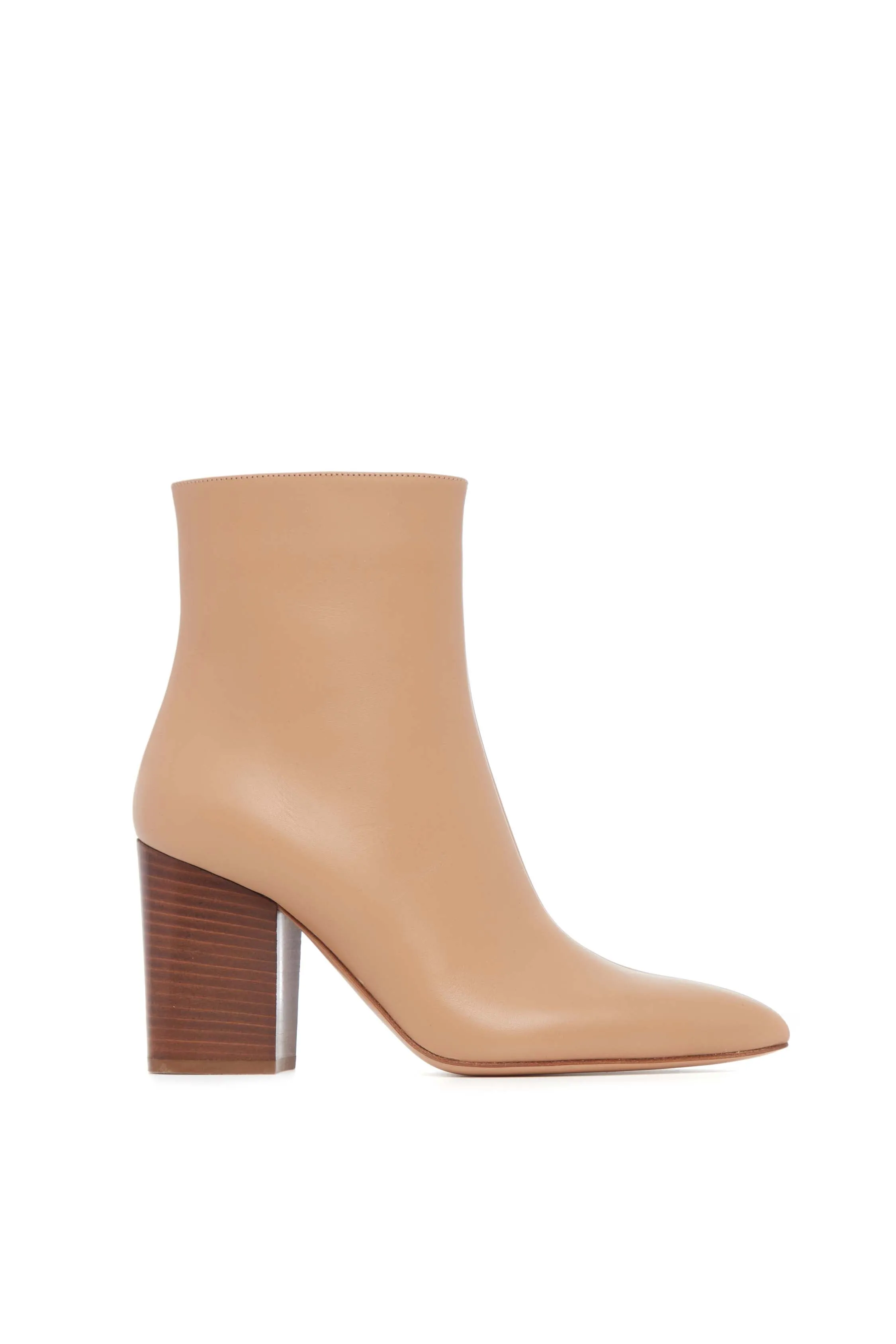 Rio Ankle Boot in Dark Camel Leather sold by Gabriela Hearst