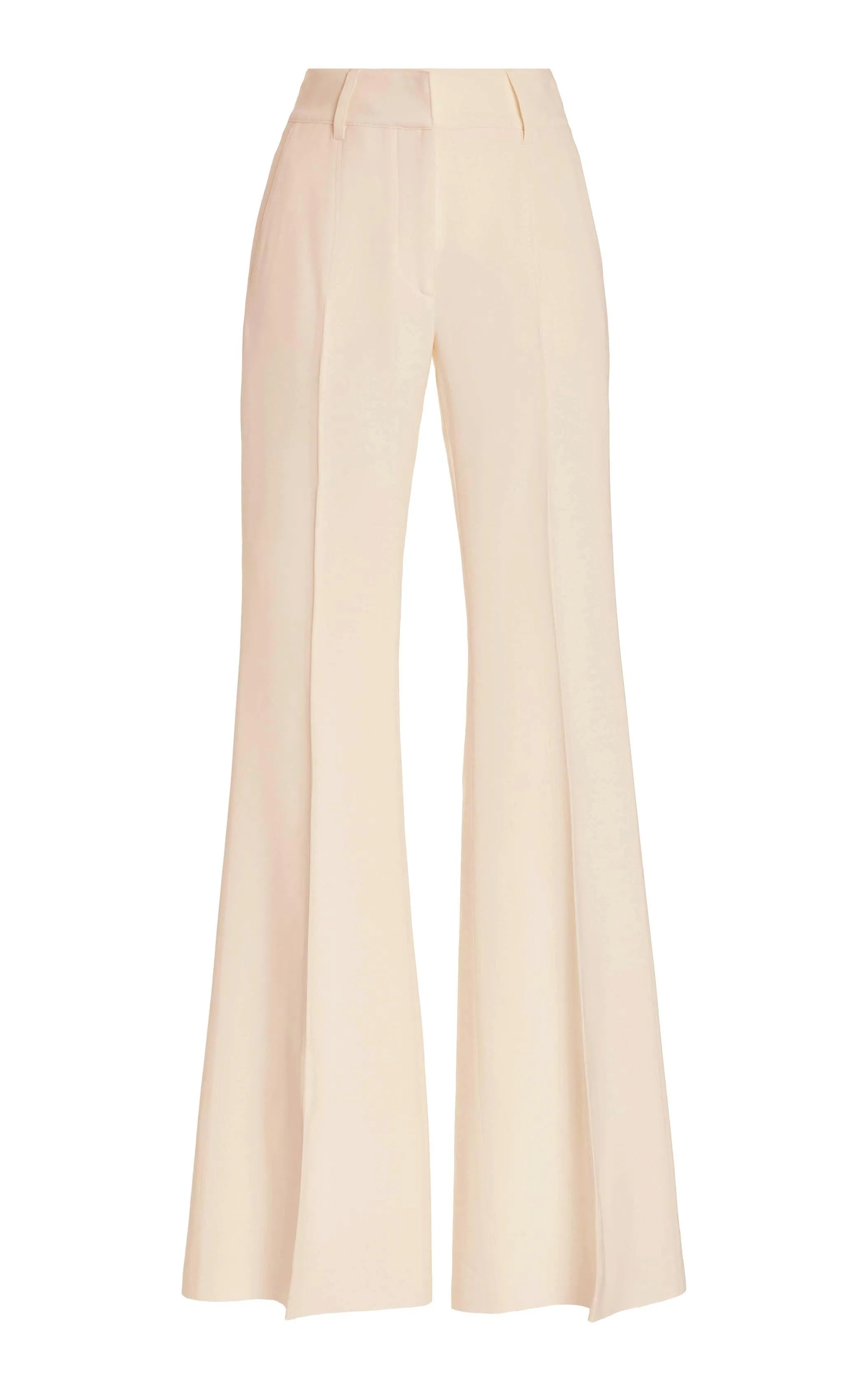 Rhein Pant in Ivory Wool Silk Cady sold by Gabriela Hearst