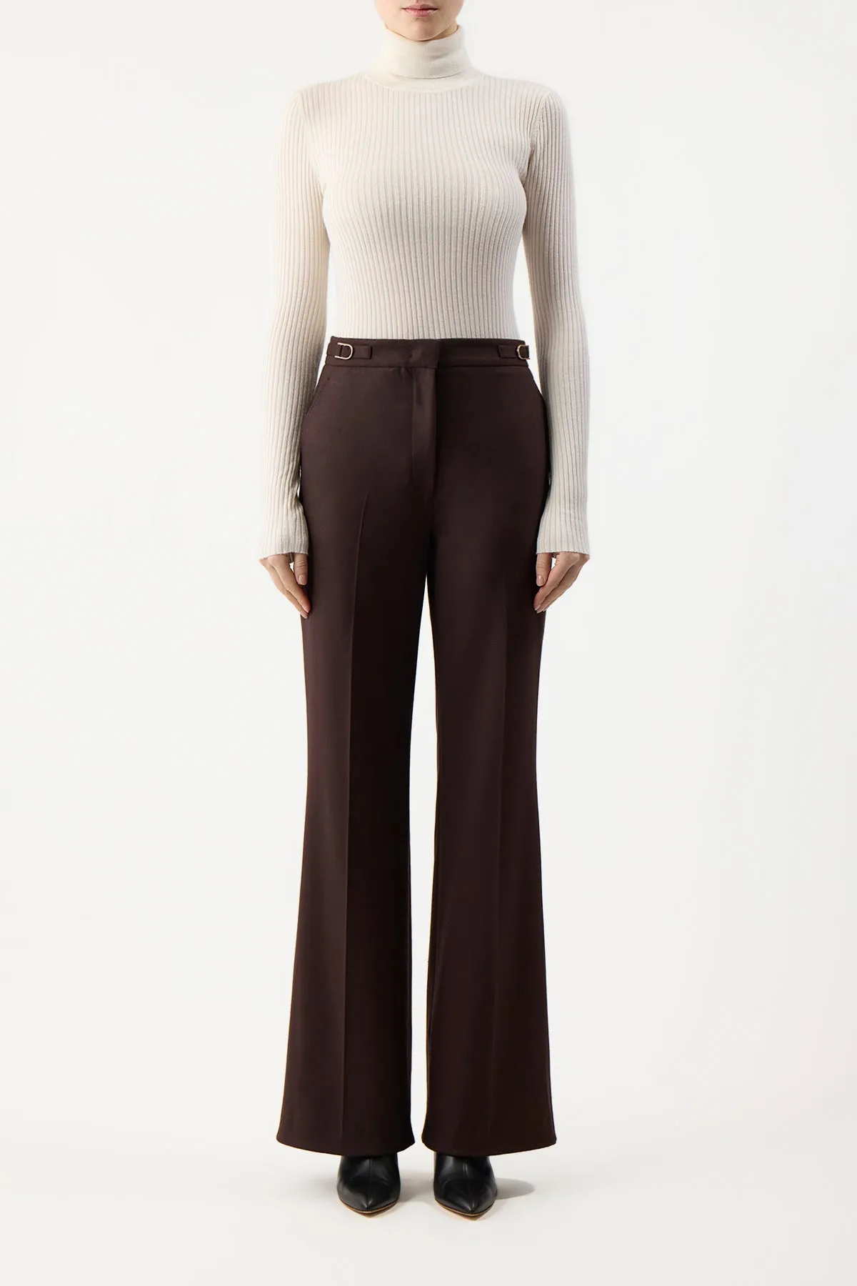 Peppe Knit Turtleneck in Ivory Cashmere Silk sold by Gabriela Hearst product image thumbnail 2