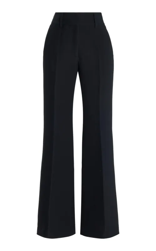Rhein Pant in Black Sportswear Wool made by Gabriela Hearst