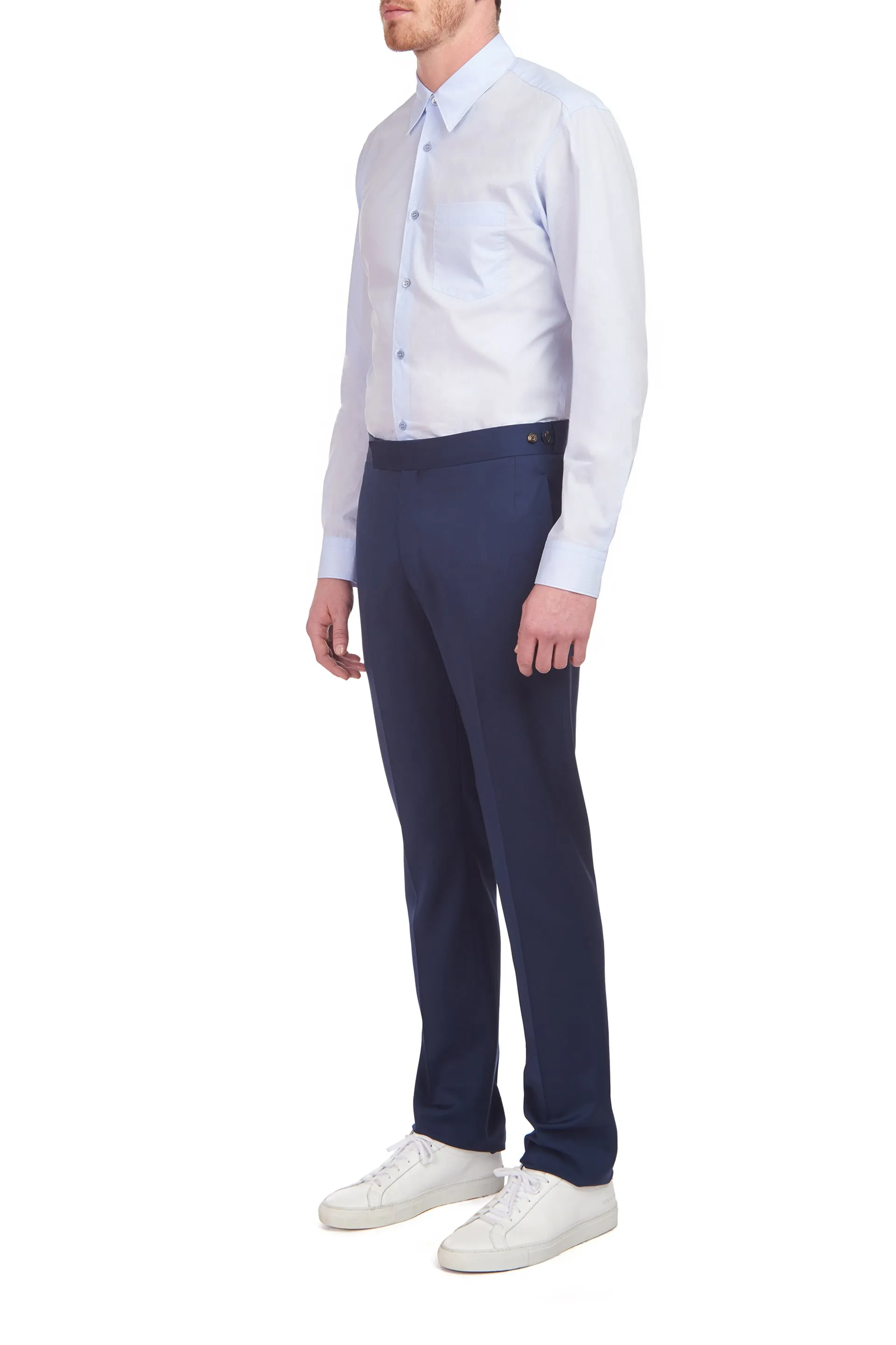 Reyes Shirt in Light Blue Cotton sold by Gabriela Hearst product image thumbnail 2