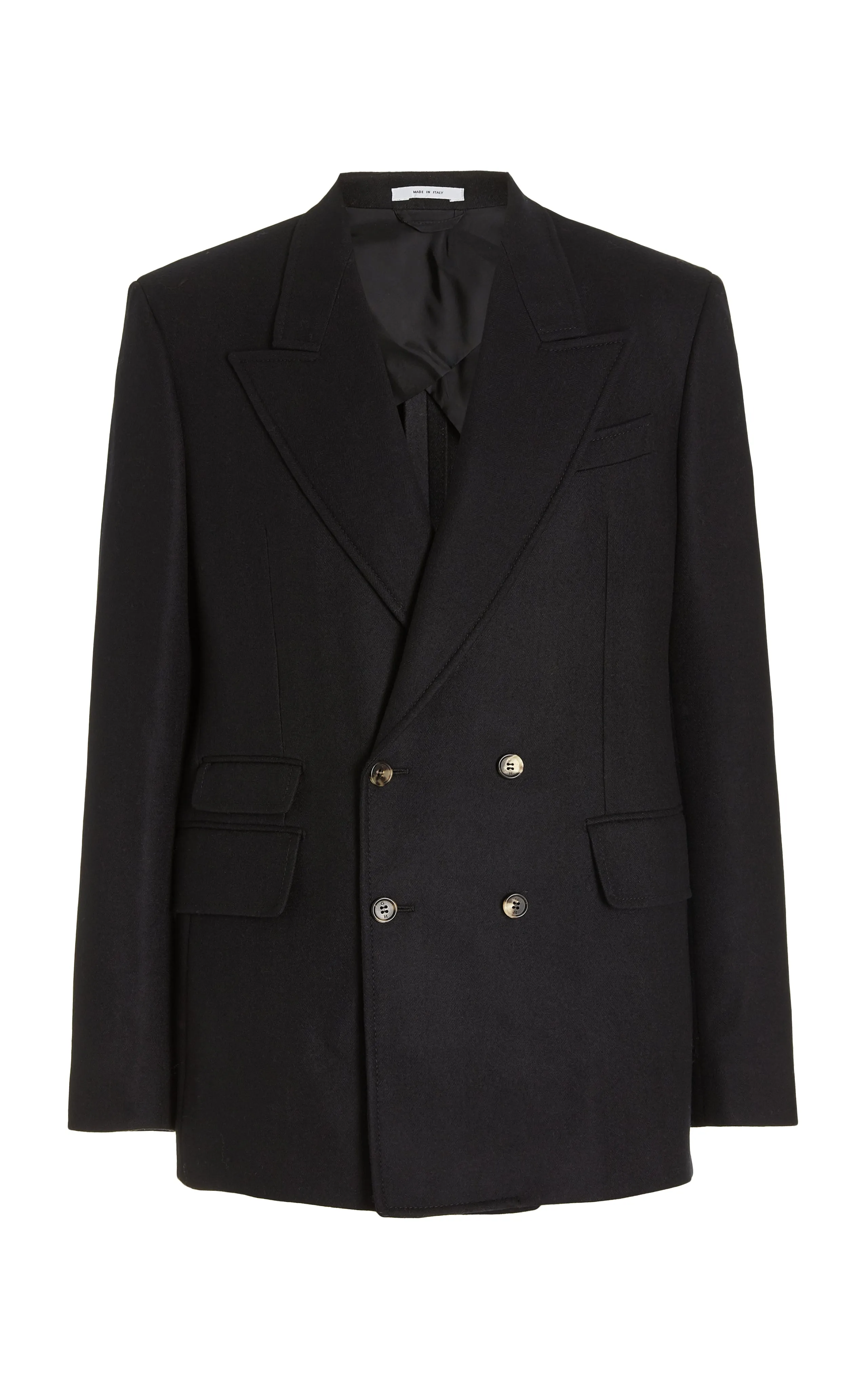 Miles Blazer in Black Wool sold by Gabriela Hearst