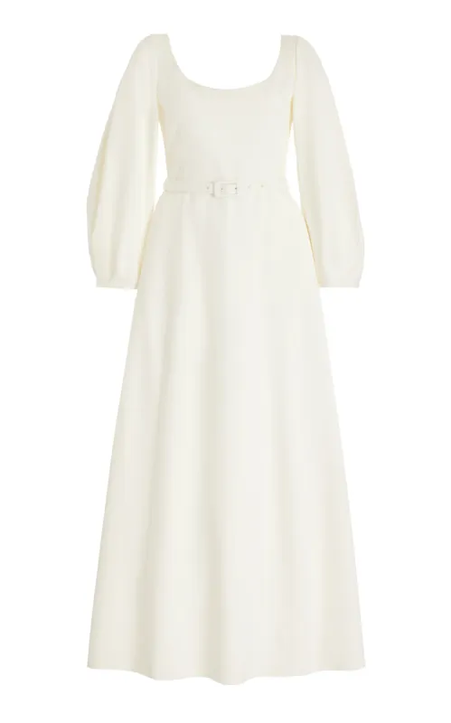 Mena Dress in Ivory Washed Silk sold by Gabriela Hearst