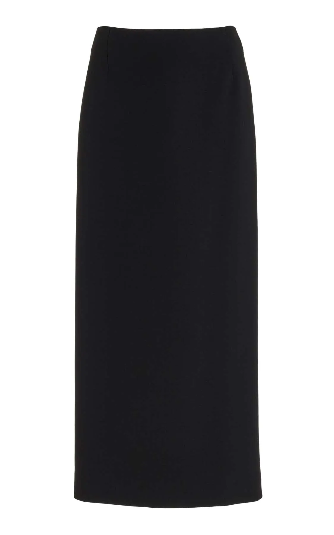 Manuela Skirt in Black Double-Face Wool Crepe sold by Gabriela Hearst