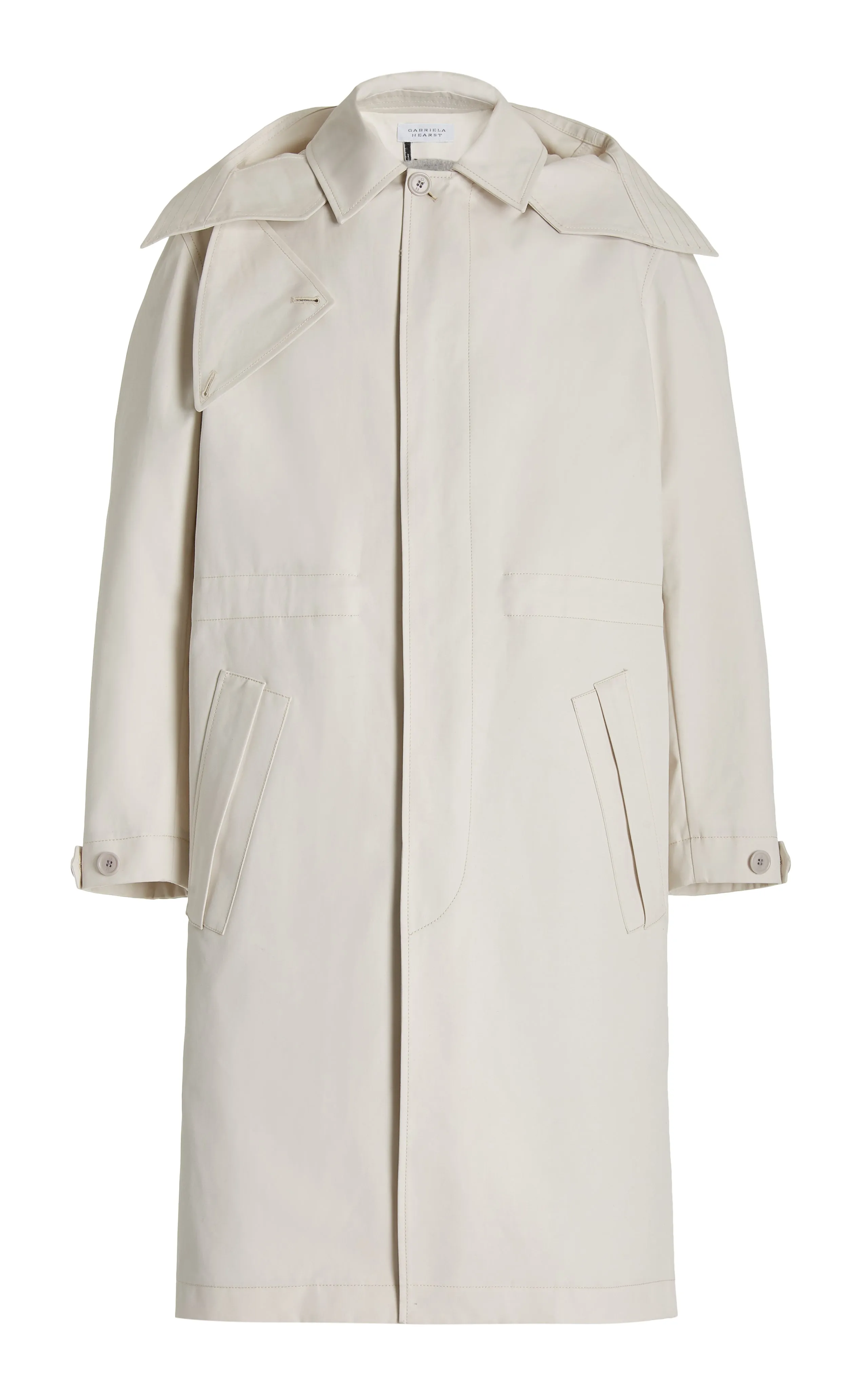 Malraux Parka in Neutral Cotton sold by Gabriela Hearst