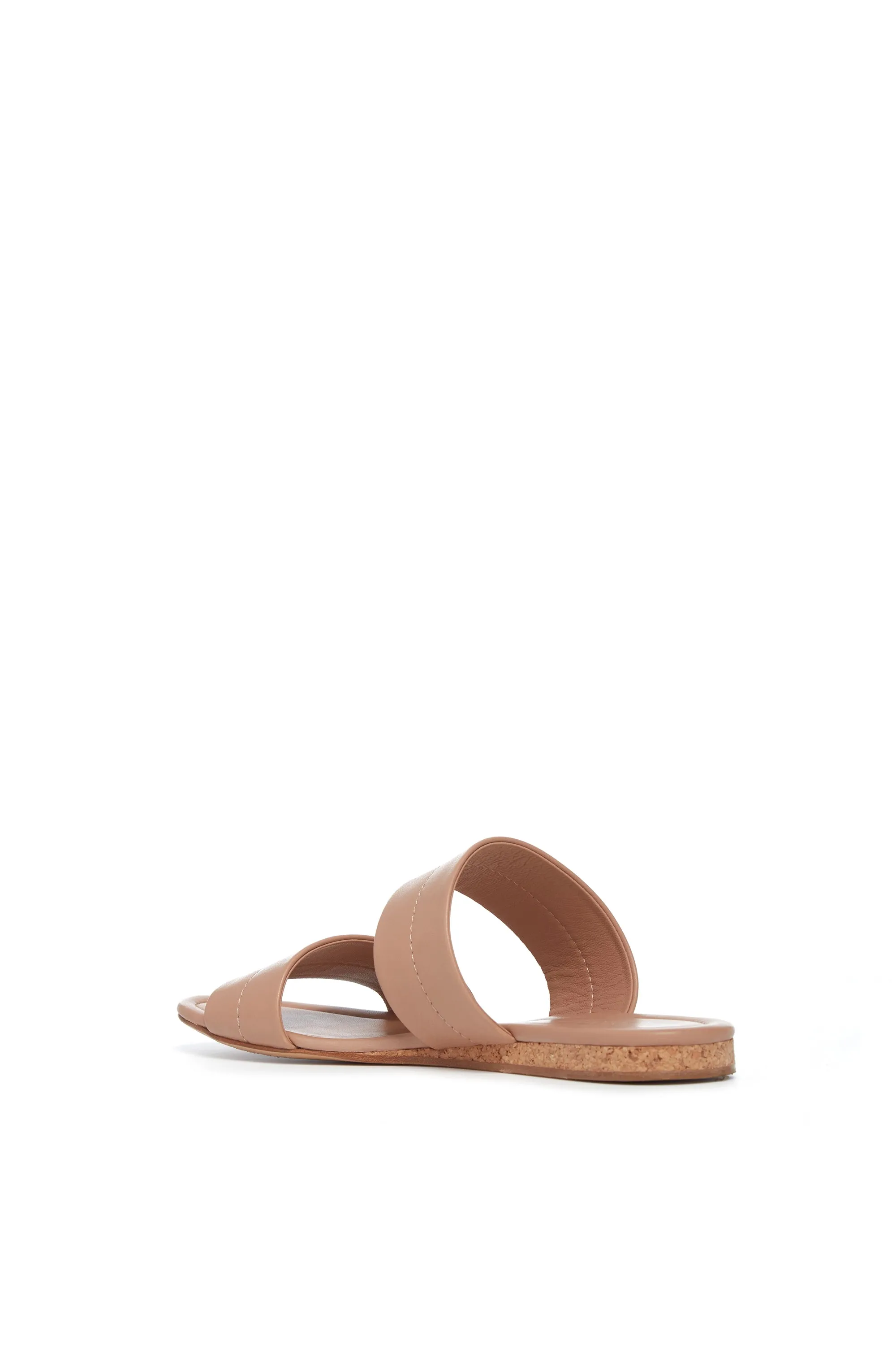 Lora Flat Sandal in Dark Camel Nappa Leather sold by Gabriela Hearst product image thumbnail 3