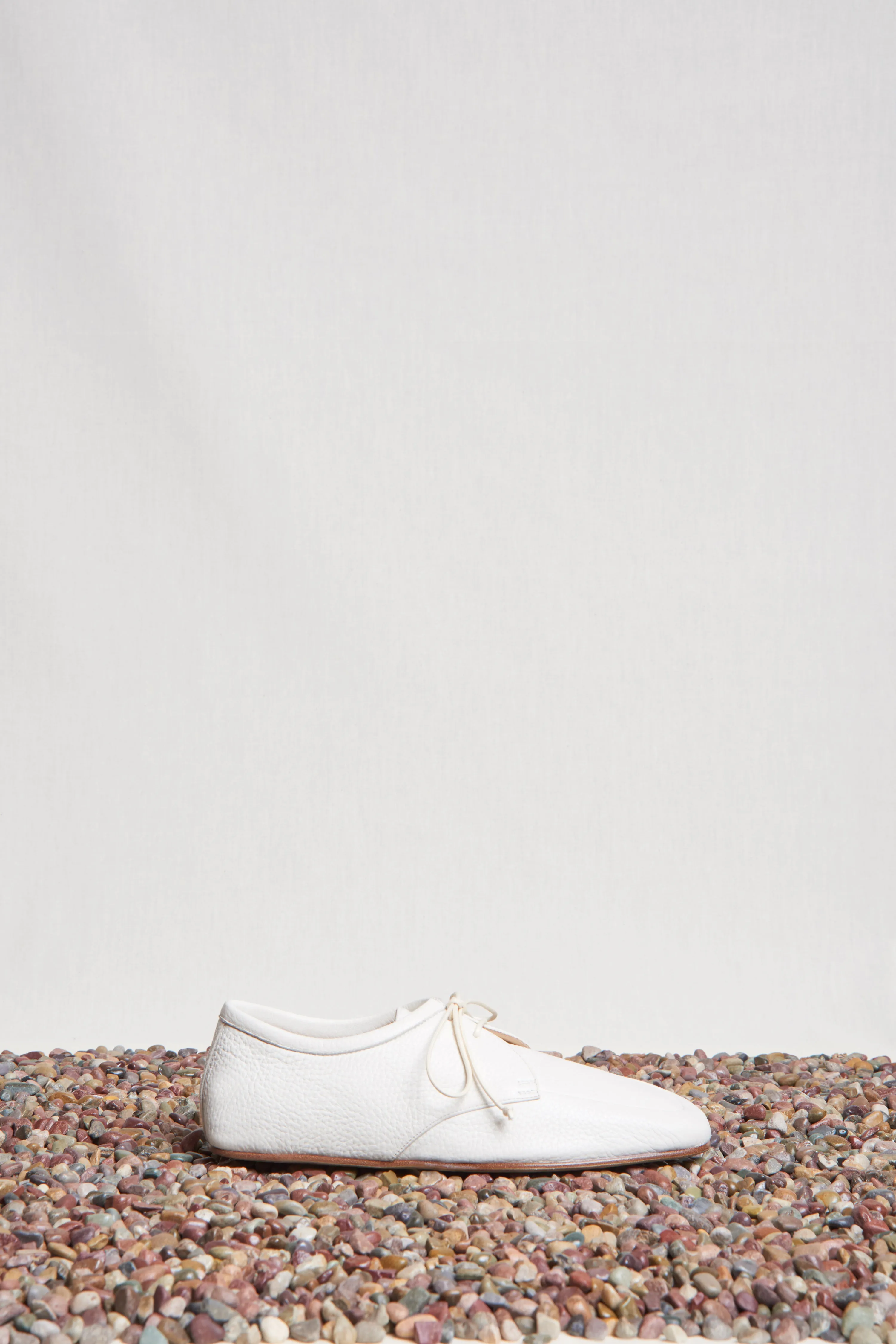 Luca Shoe in Cream Textured Leather sold by Gabriela Hearst product image thumbnail 4