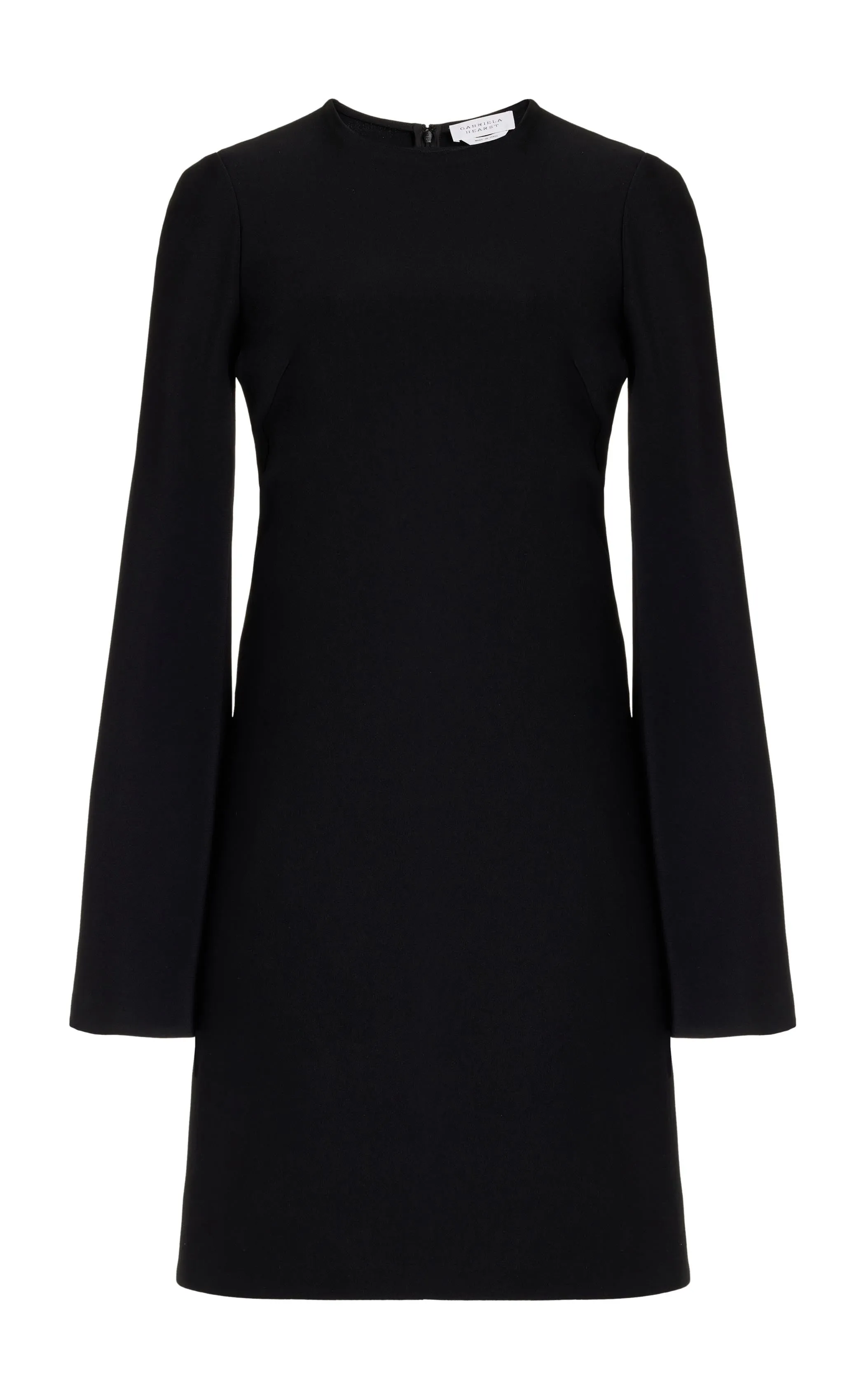 Keller Tunic in Black Silk Wool Cady sold by Gabriela Hearst