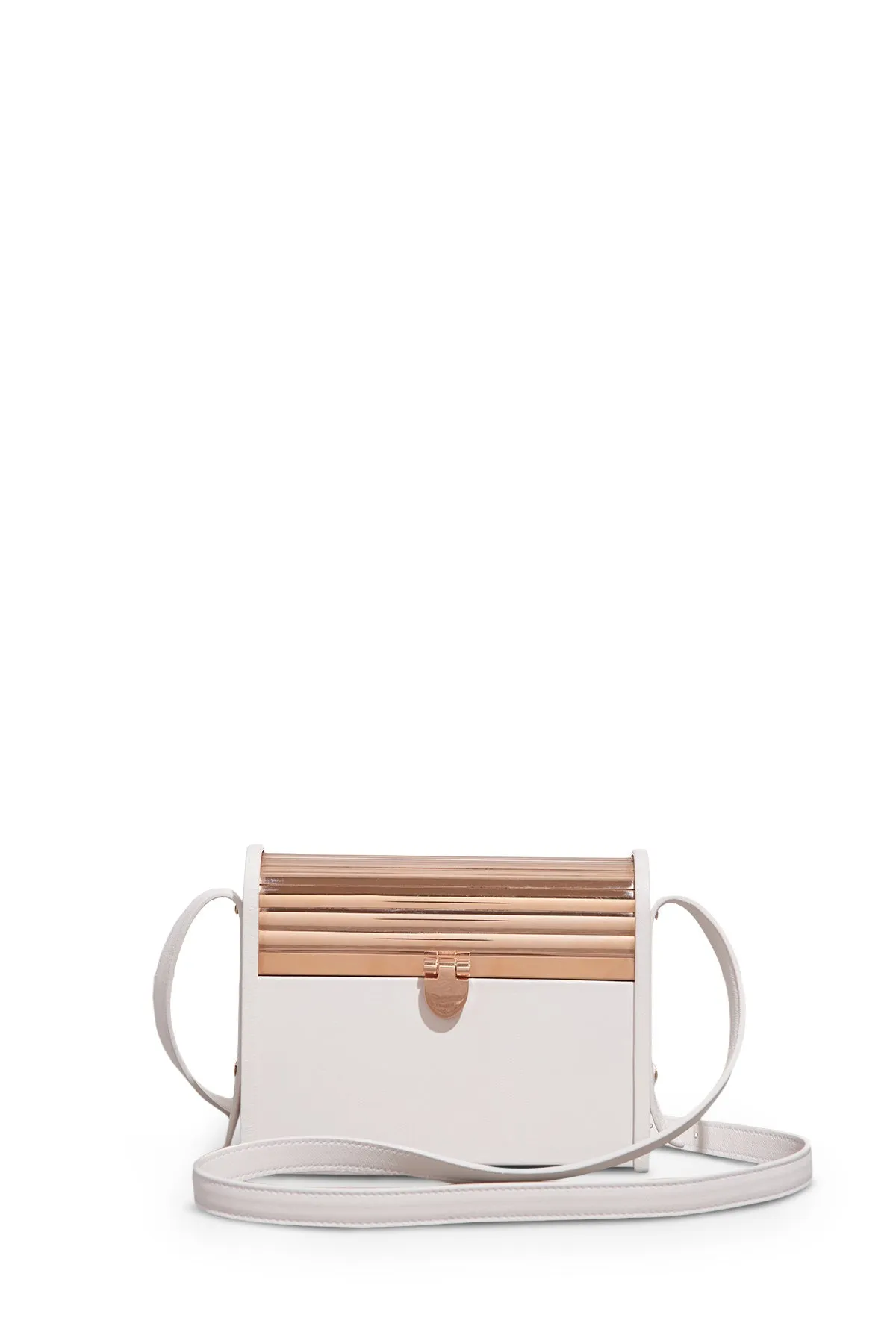 Large Mabel Crossbody Phone Case in White Nappa Leather sold by Gabriela Hearst product image thumbnail 2