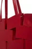 Laquered Tote Bag in Red Topaz Leather sold by Gabriela Hearst