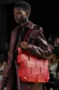 Laquered Tote Bag in Red Topaz Leather sold by Gabriela Hearst