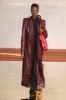 Laquered Tote Bag in Red Topaz Leather sold by Gabriela Hearst