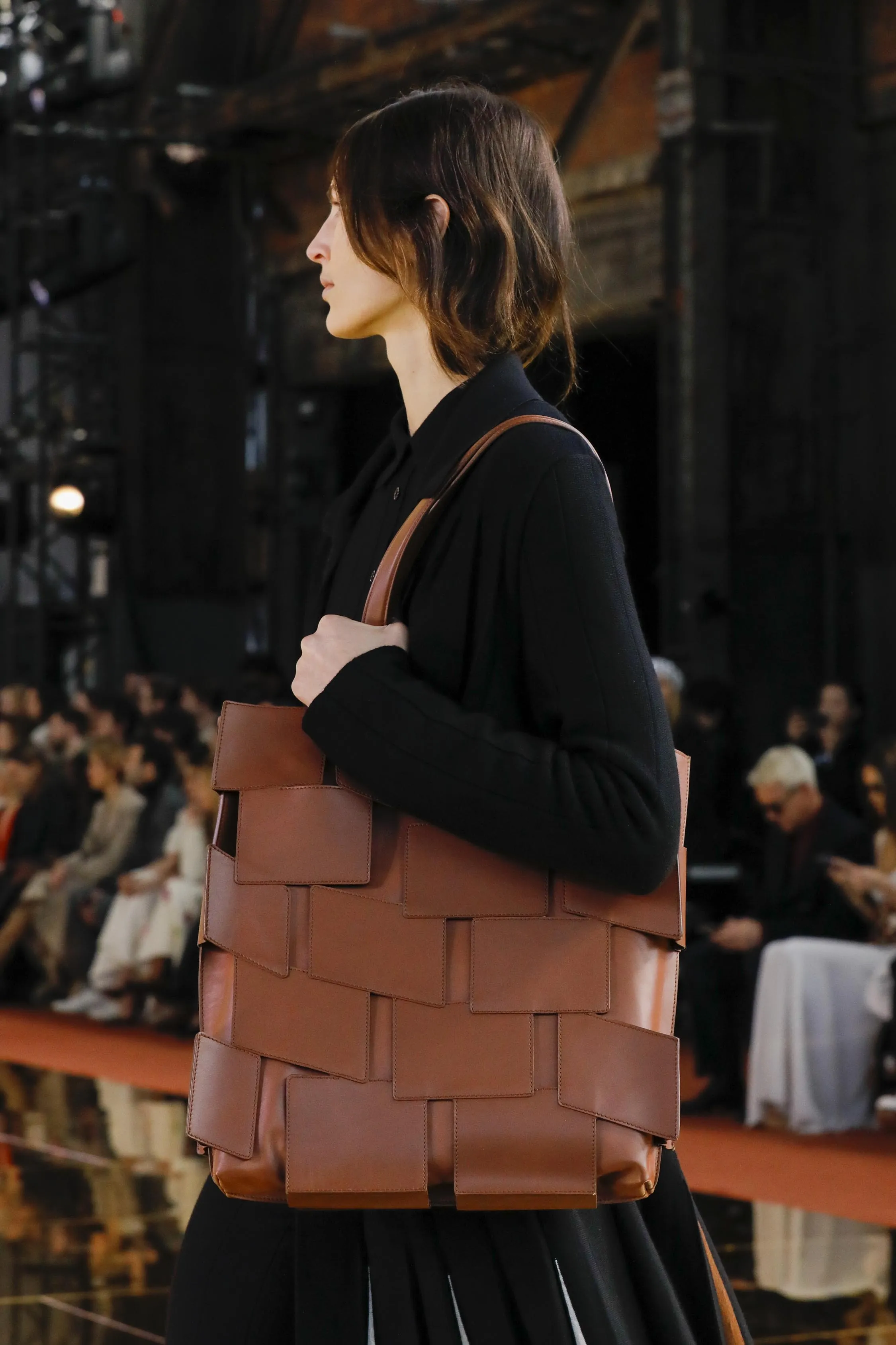 Laquered Tote Bag in Cognac Leather sold by Gabriela Hearst product image thumbnail 2