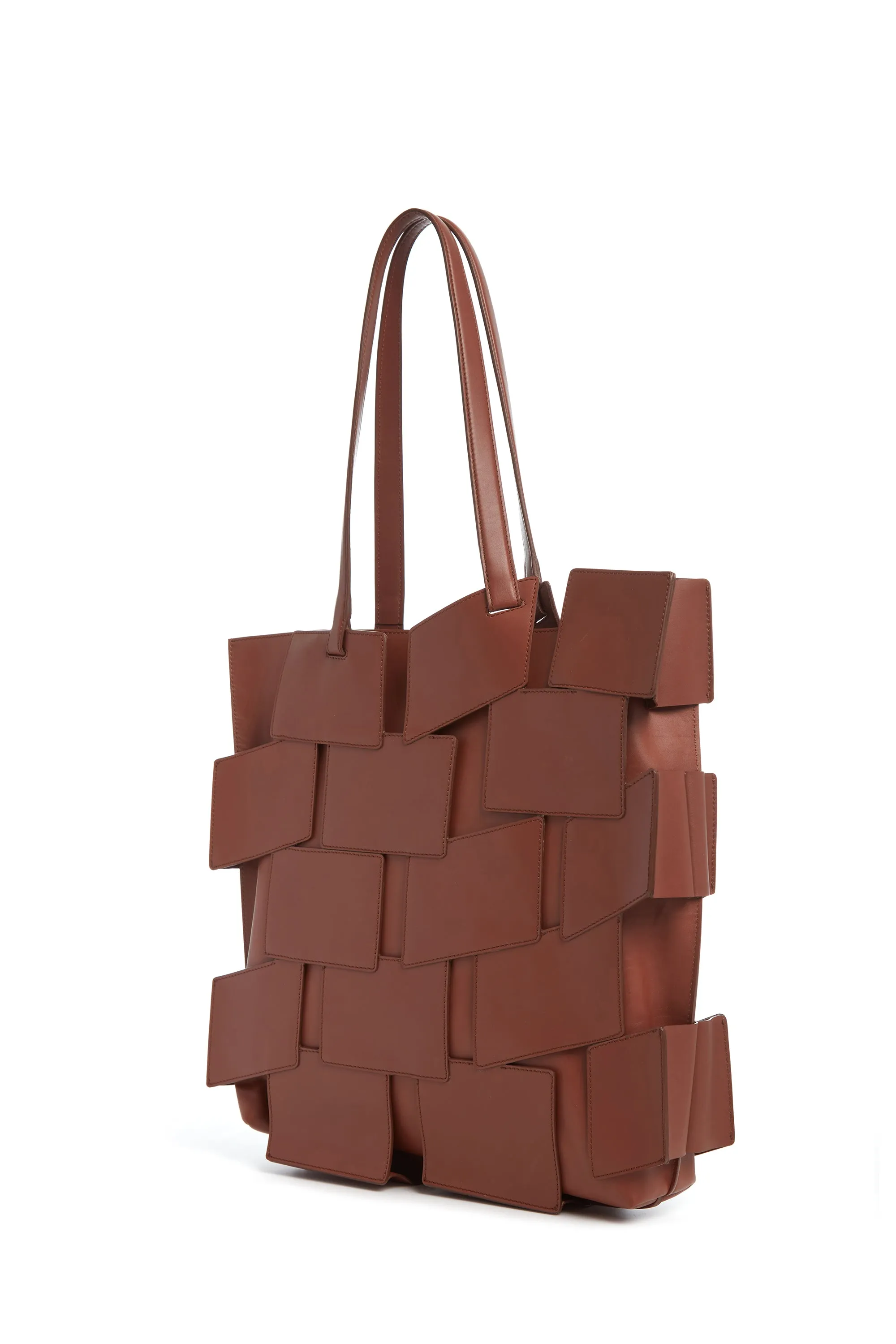 Laquered Tote Bag in Cognac Leather sold by Gabriela Hearst product image thumbnail 3