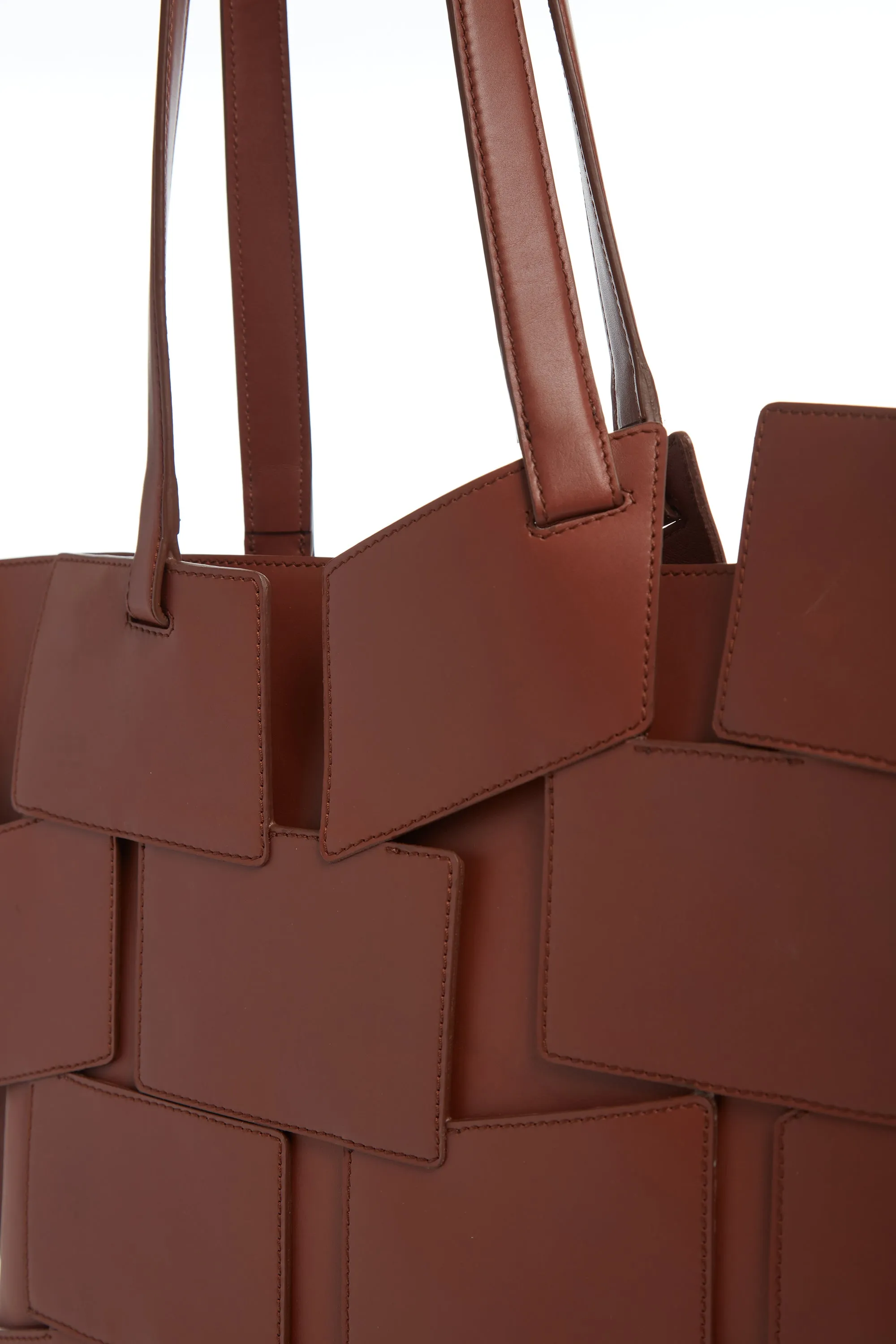 Laquered Tote Bag in Cognac Leather sold by Gabriela Hearst product image thumbnail 4