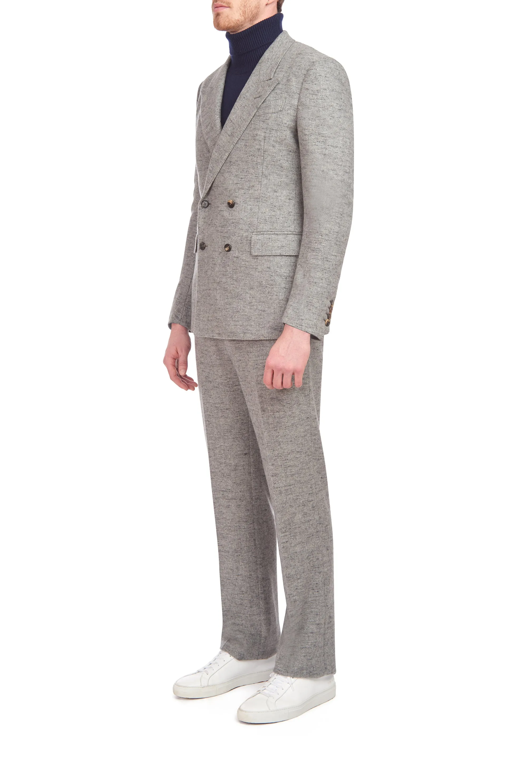 Kingsley Jacket in Almond Multi Cashmere sold by Gabriela Hearst product image thumbnail 2