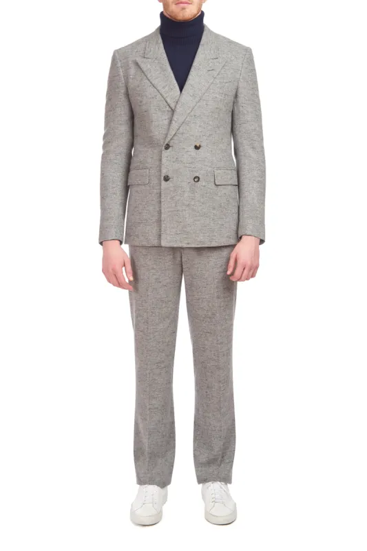 Kingsley Jacket in Almond Multi Cashmere sold by Gabriela Hearst