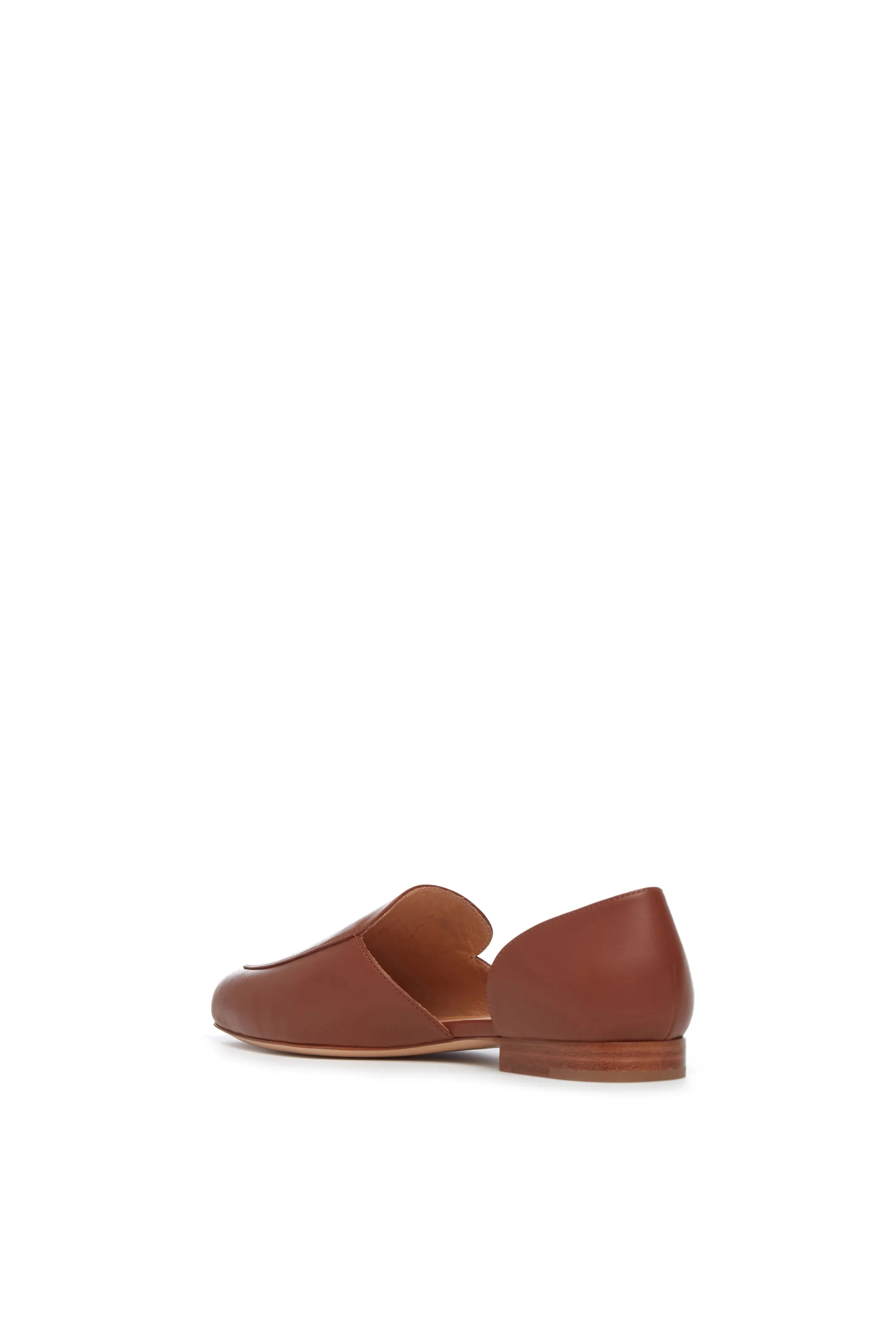 Jax Flat Shoe in Cognac Nappa Leather sold by Gabriela Hearst product image thumbnail 3