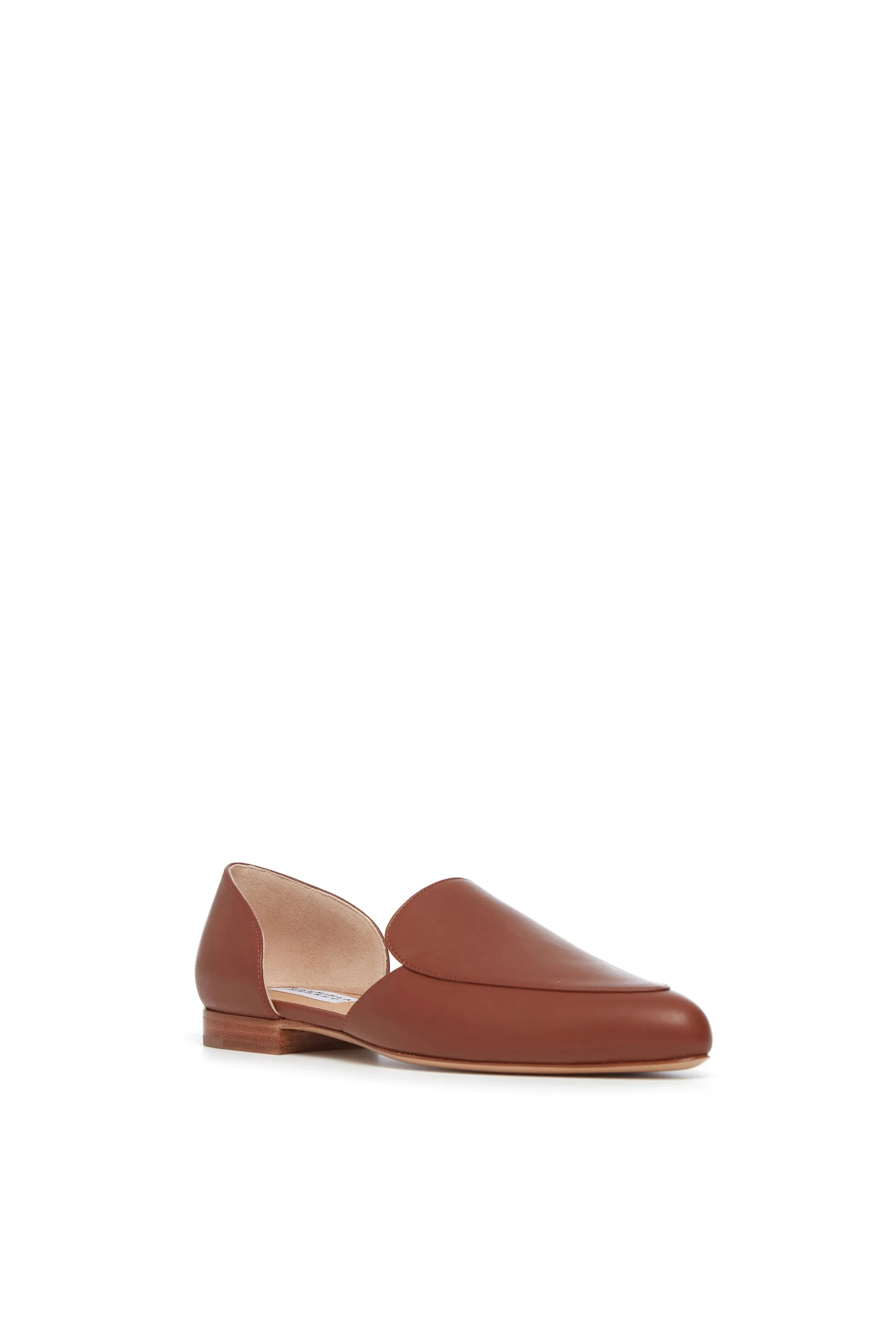 Jax Flat Shoe in Cognac Nappa Leather sold by Gabriela Hearst product image thumbnail 2