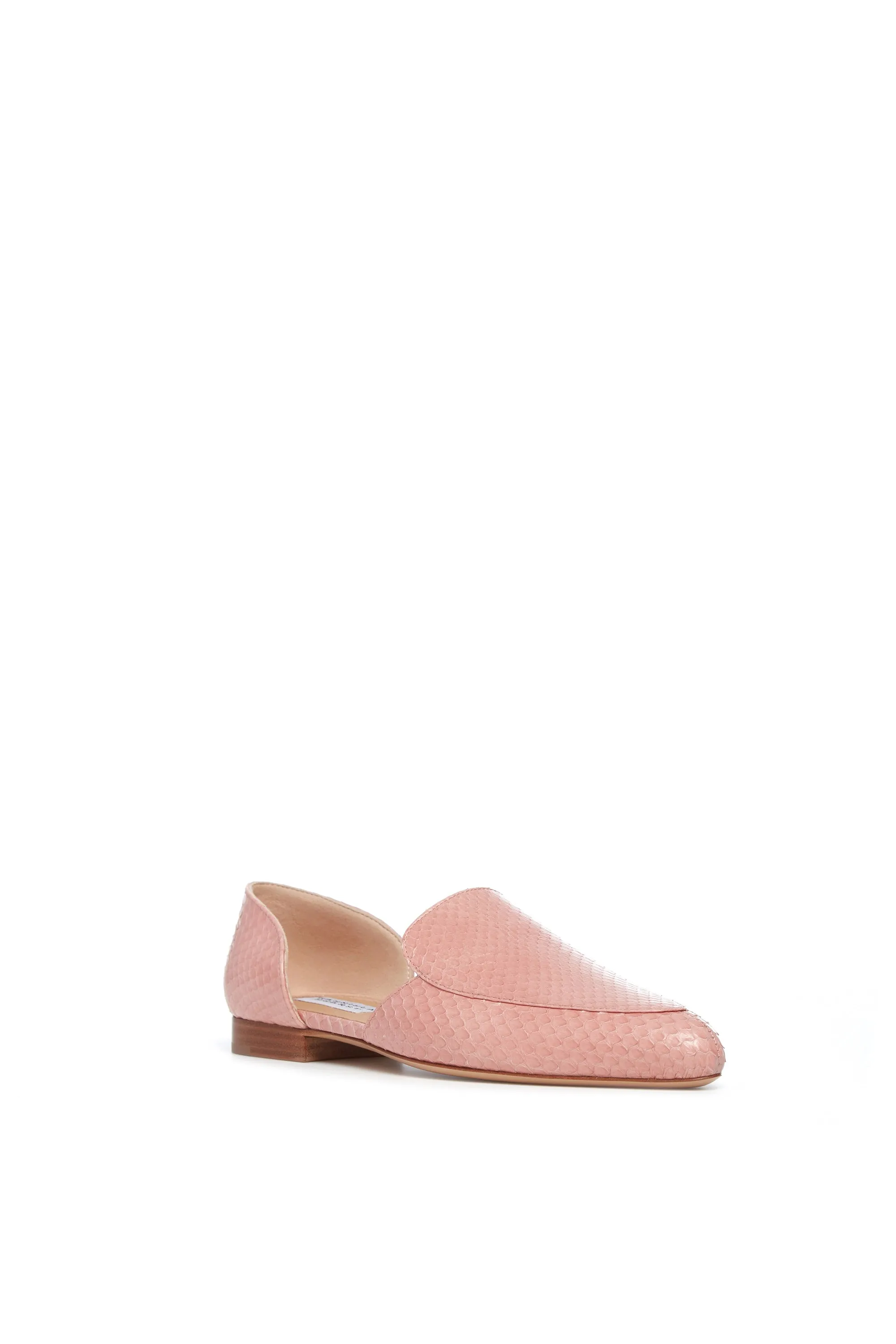 Jax Flat Shoe in Light Pink Snakeskin sold by Gabriela Hearst product image thumbnail 2