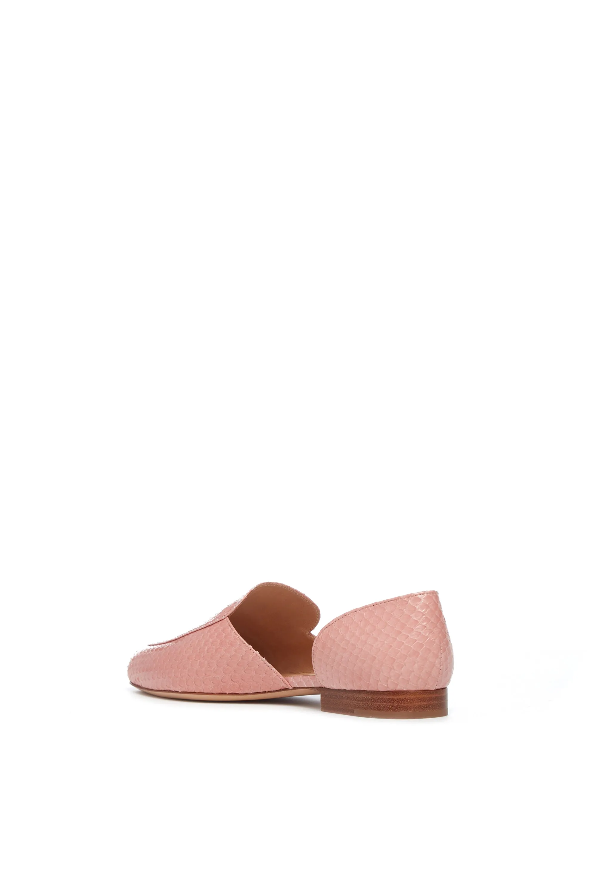 Jax Flat Shoe in Light Pink Snakeskin sold by Gabriela Hearst product image thumbnail 3