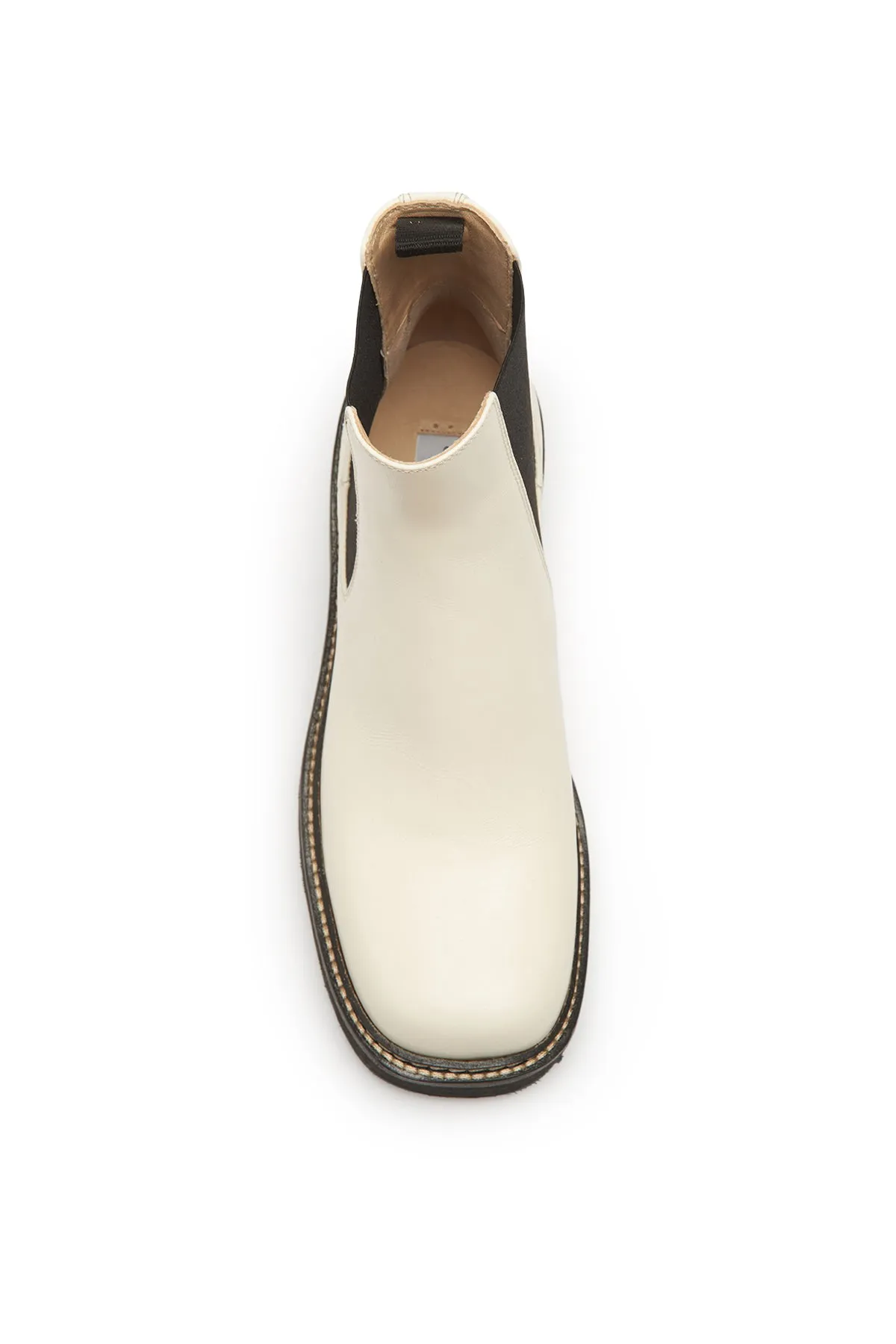 Jil Chelsea Boot in Cream Leather sold by Gabriela Hearst product image thumbnail 5