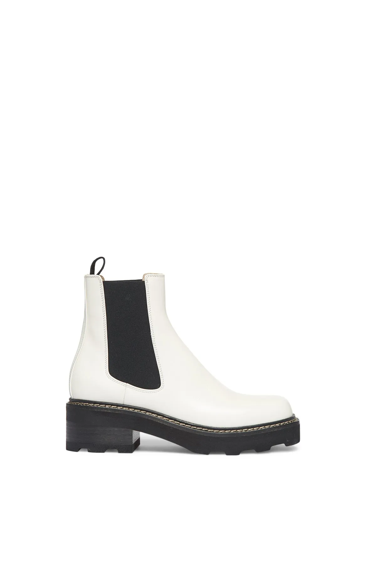 Jil Chelsea Boot in Cream Leather sold by Gabriela Hearst