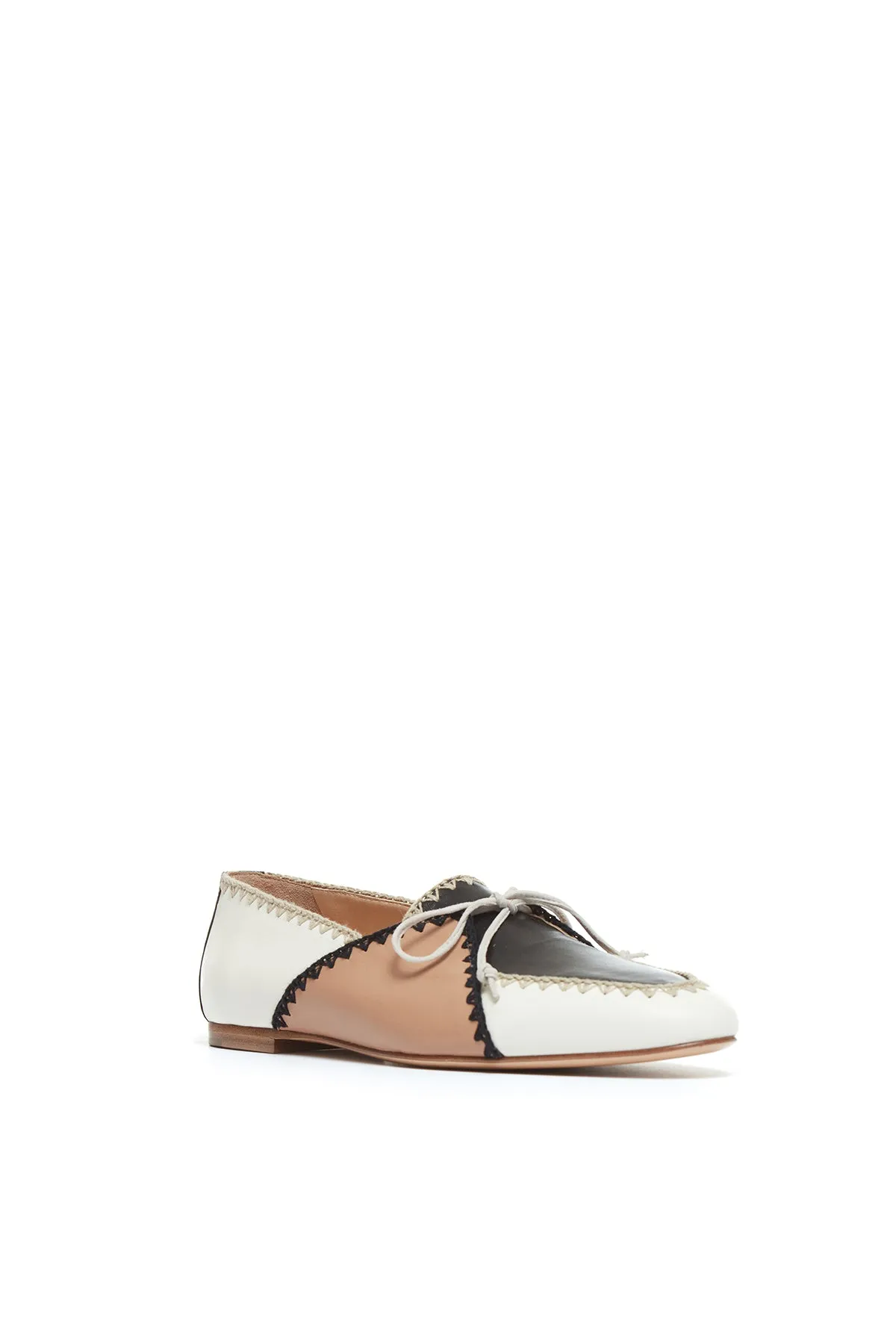 Hawett Flat Shoe in Camel Multi Nappa Leather sold by Gabriela Hearst product image thumbnail 2