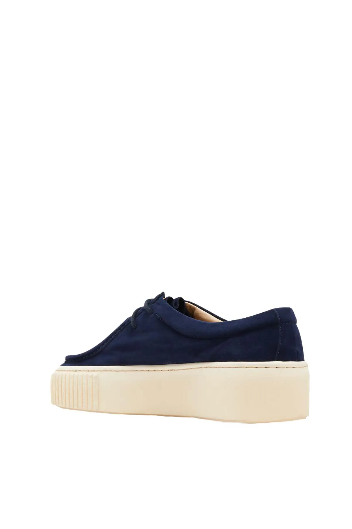 Fontaina Platform Sneaker in Navy Suede sold by Gabriela Hearst product image thumbnail 2