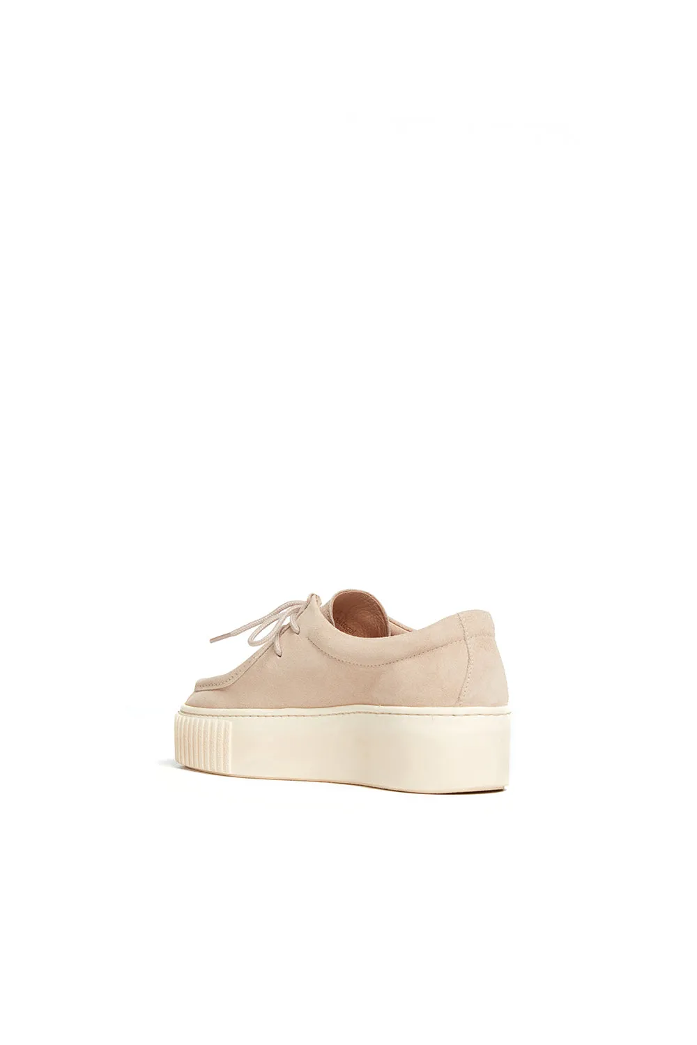 Fontaina Platform Sneaker in Beige Suede sold by Gabriela Hearst product image thumbnail 3