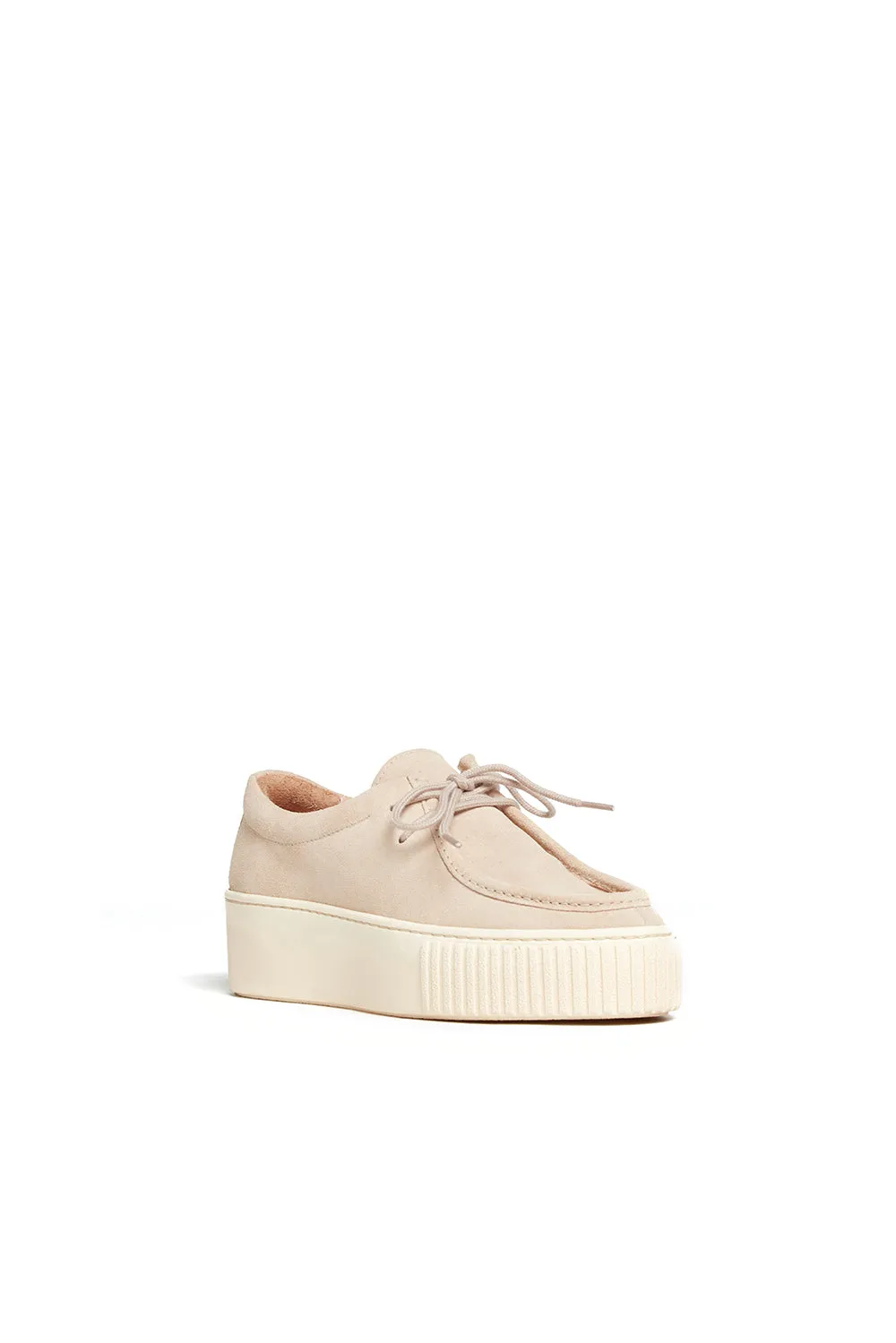 Fontaina Platform Sneaker in Beige Suede sold by Gabriela Hearst product image thumbnail 2
