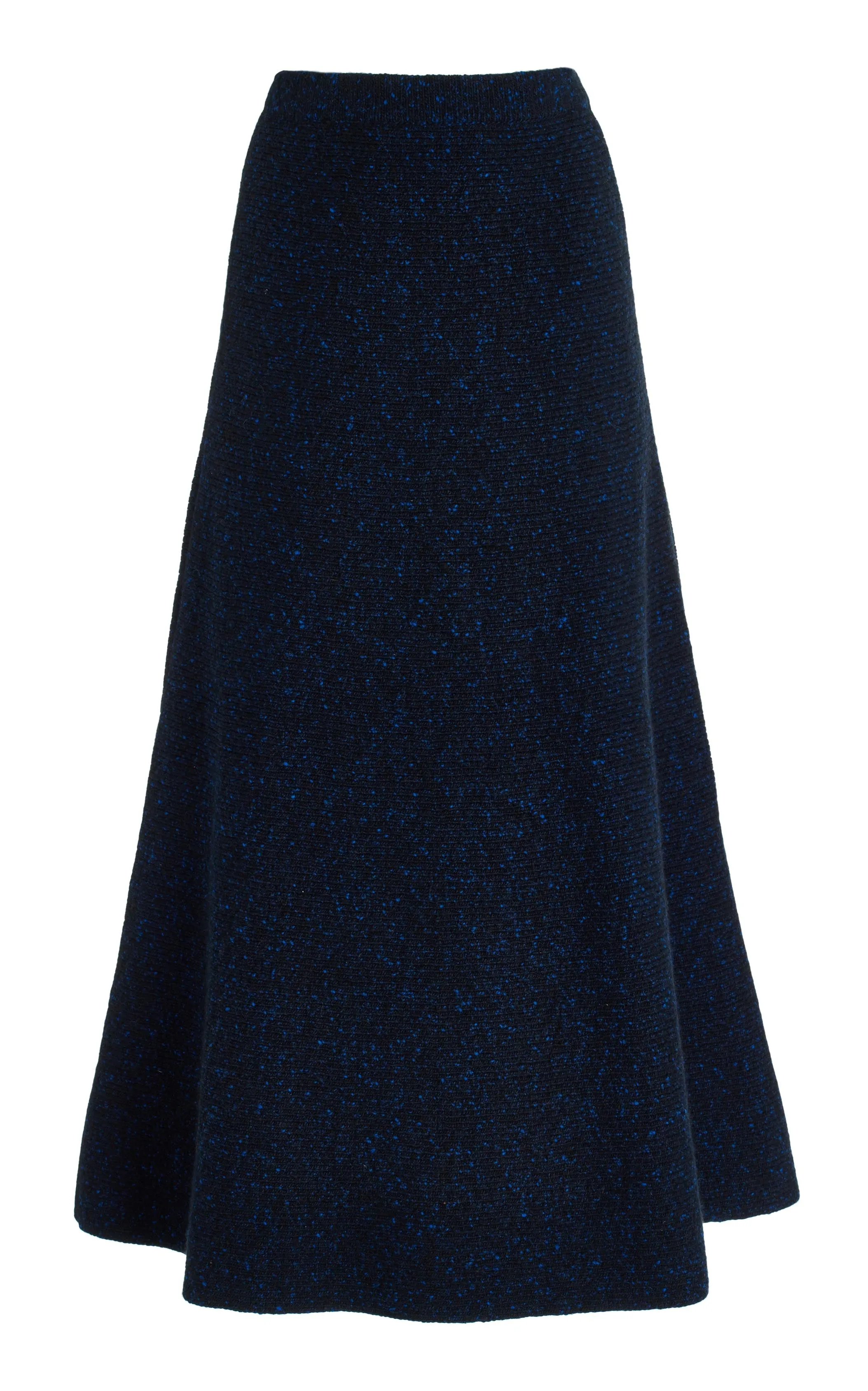 Eden Skirt in Navy Cashmere sold by Gabriela Hearst
