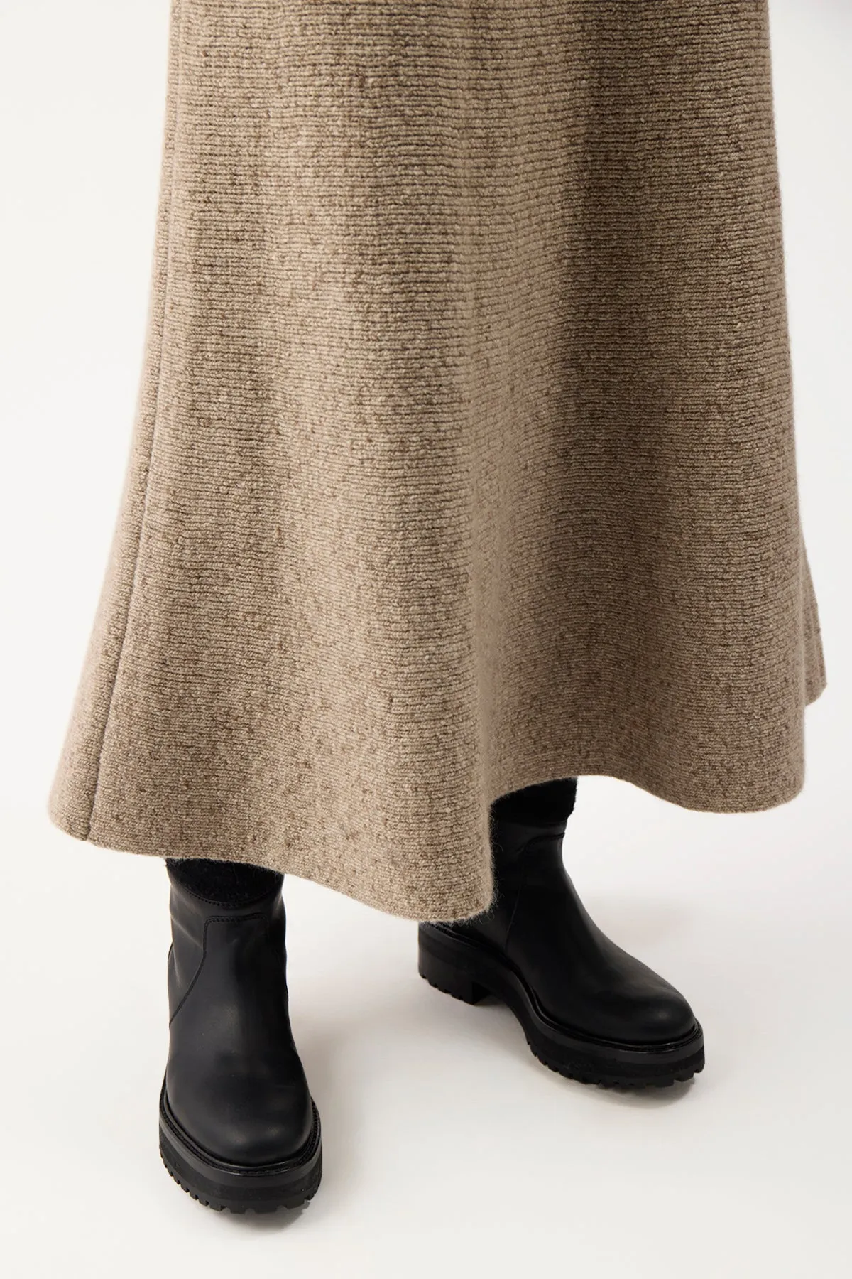 Eden Knit Maxi Skirt in Oatmeal Multi Cashmere sold by Gabriela Hearst product image thumbnail 5