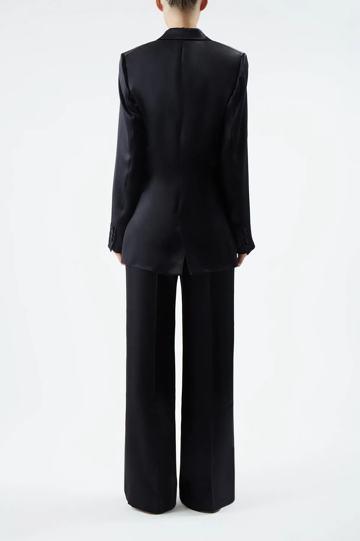 Elmore Blazer in Black Silk sold by Gabriela Hearst product image thumbnail 5
