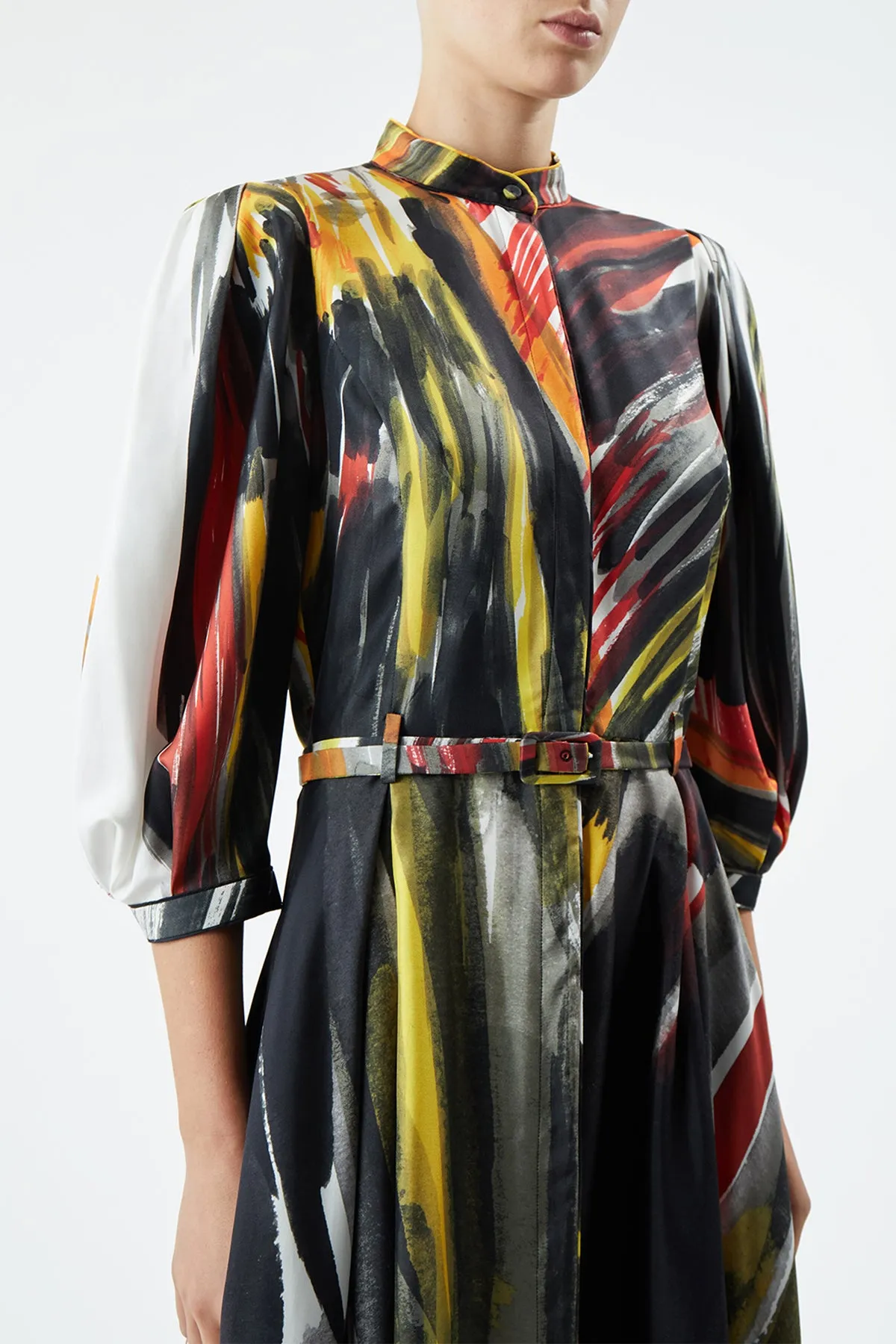 Dexter Dress in Multi Printed Silk sold by Gabriela Hearst product image thumbnail 3