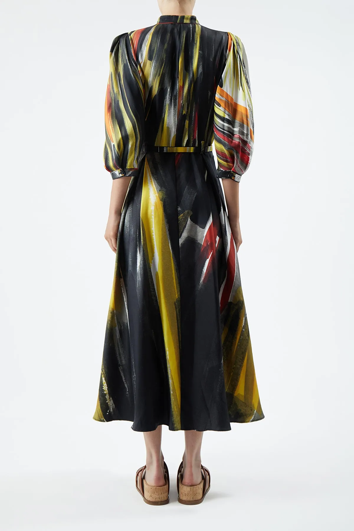Dexter Dress in Multi Printed Silk sold by Gabriela Hearst product image thumbnail 5