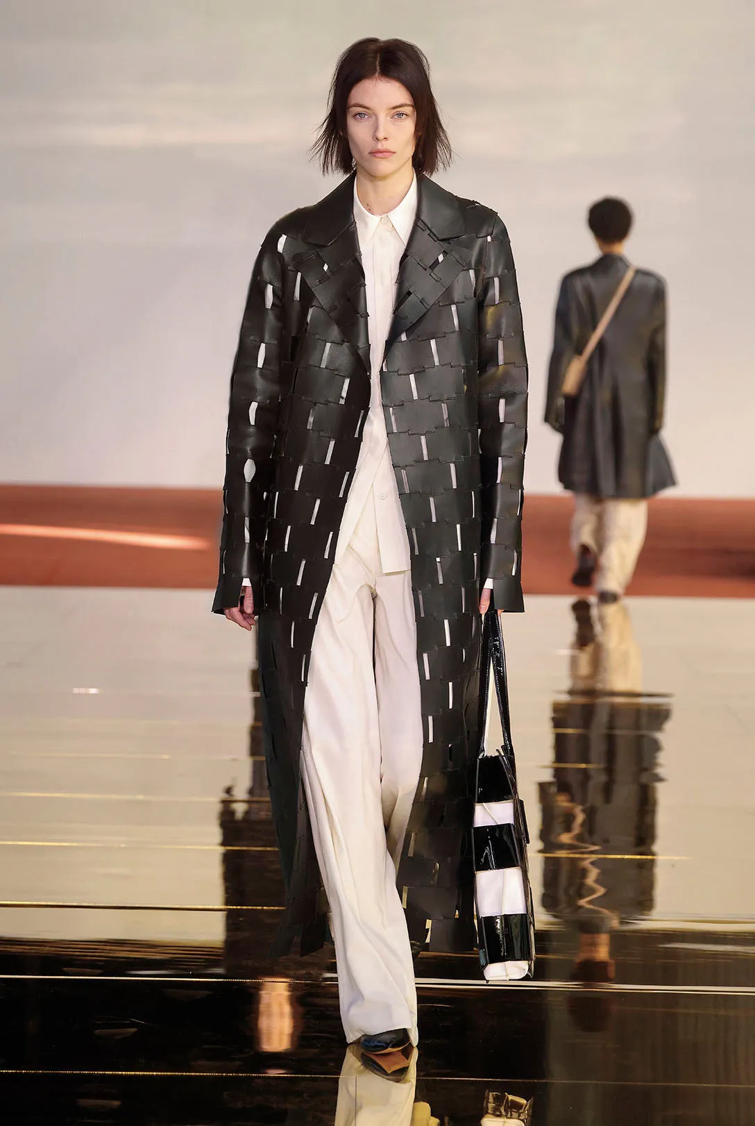 Cruz Shirt in Ivory Lightweight Cashmere sold by Gabriela Hearst product image thumbnail 2